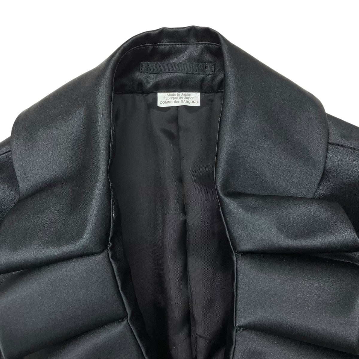 未使用 23aw 10万 ブラックコムデギャルソン ラッフル ジップ