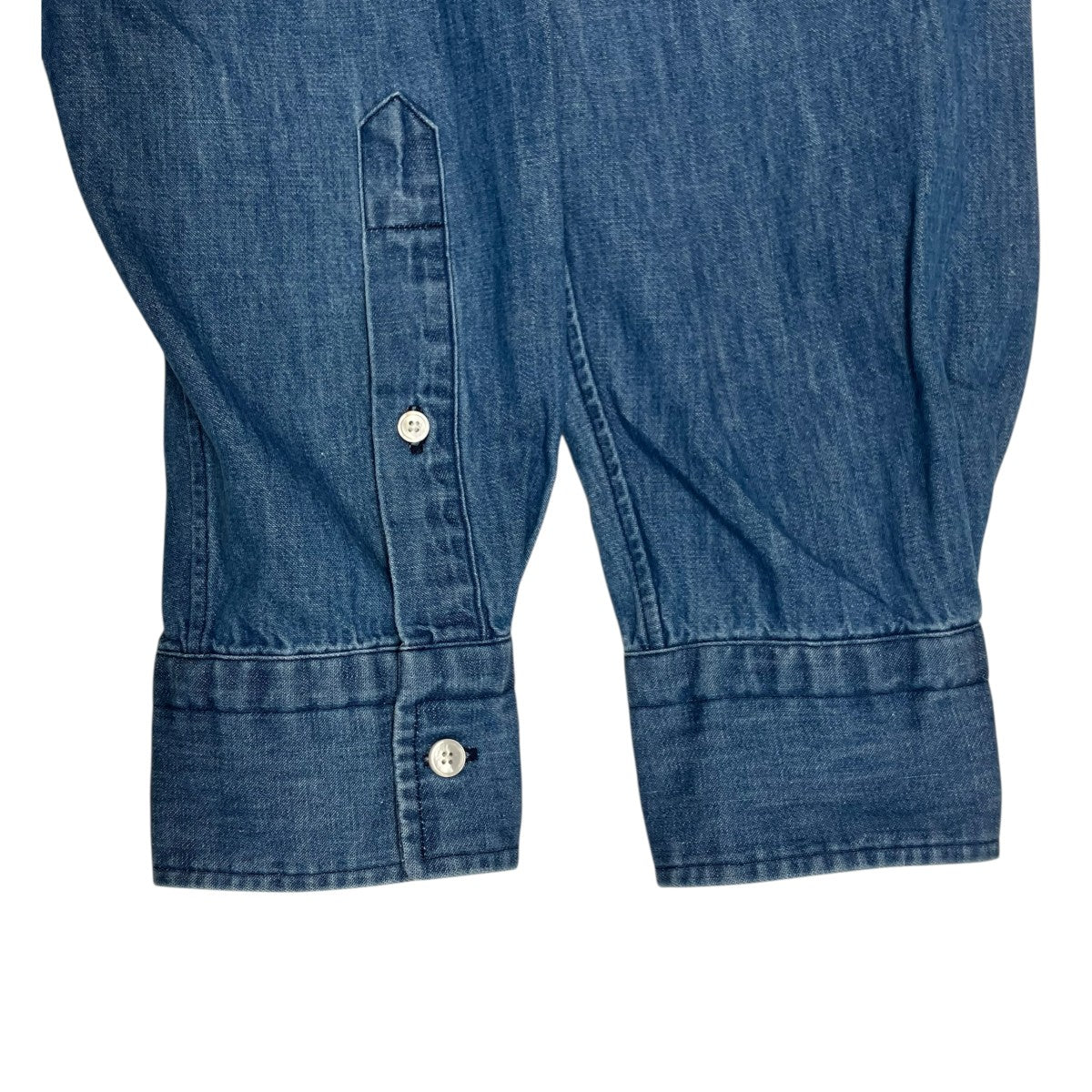 A.PRESSE - アプレッセ24SSデニムシャツ Washed Denim Shirt