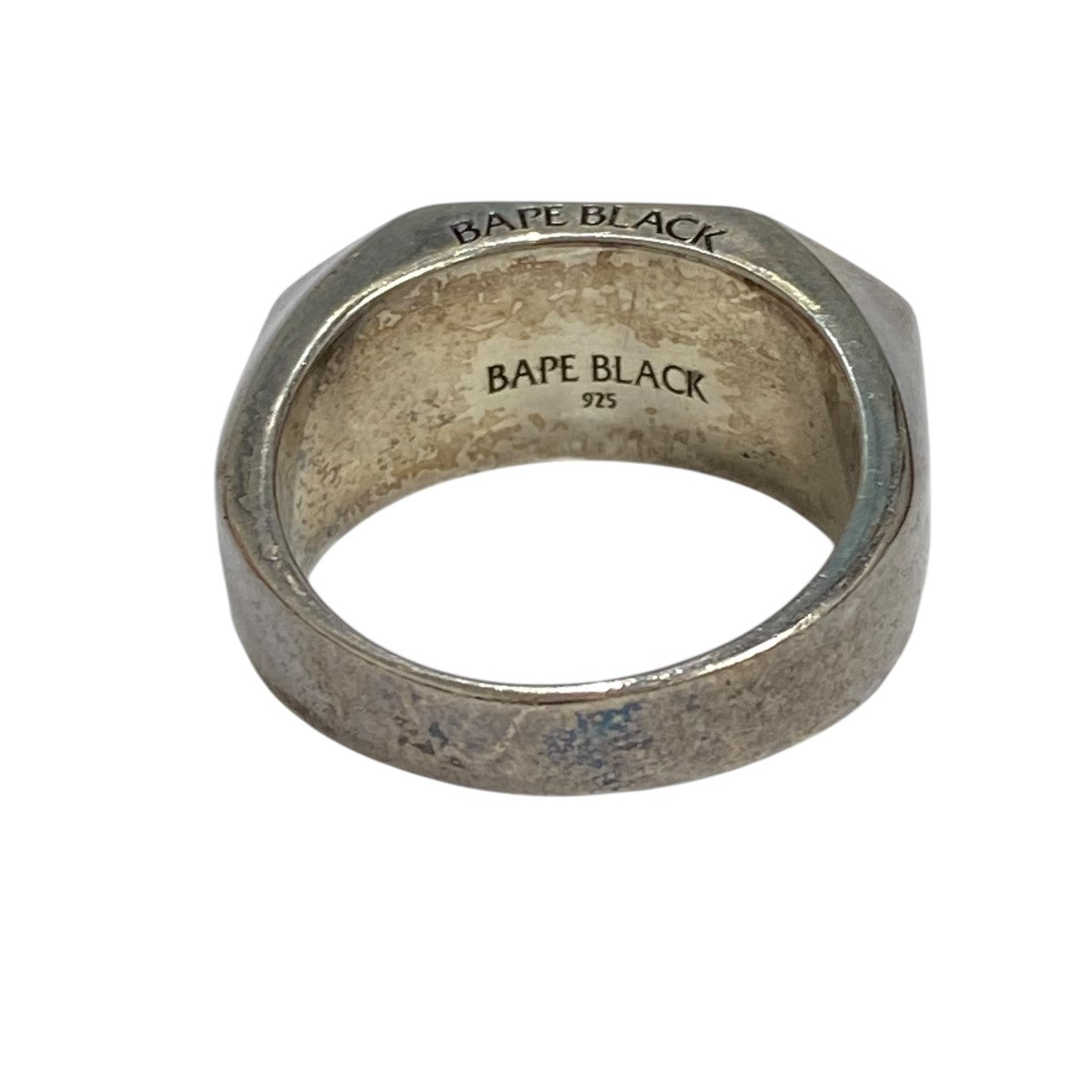 A BATHING APE(アベイシングエイプ) BAPE BLACKシルバーリング
