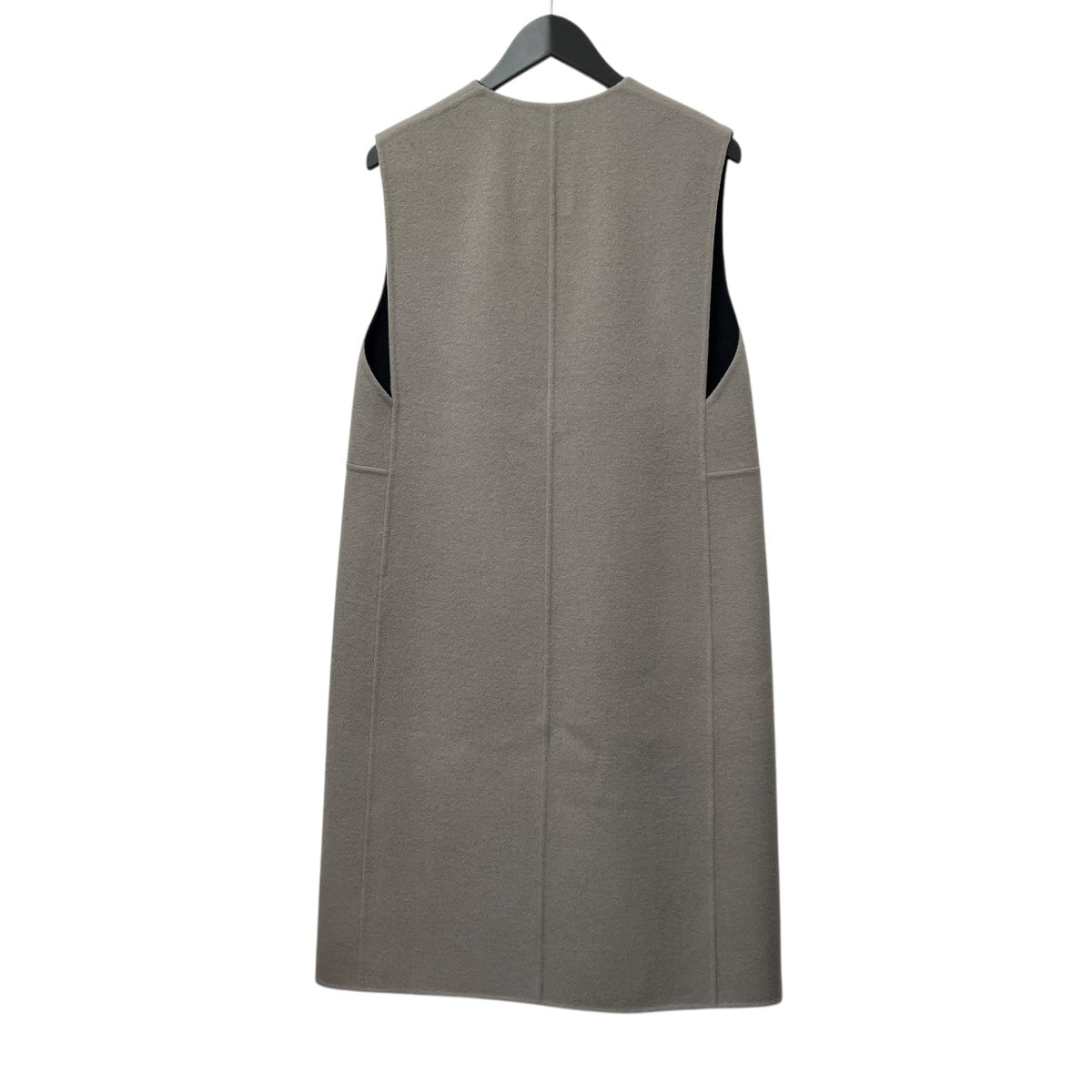 21年ウールケヌキVネックワンピース6526-234-1250