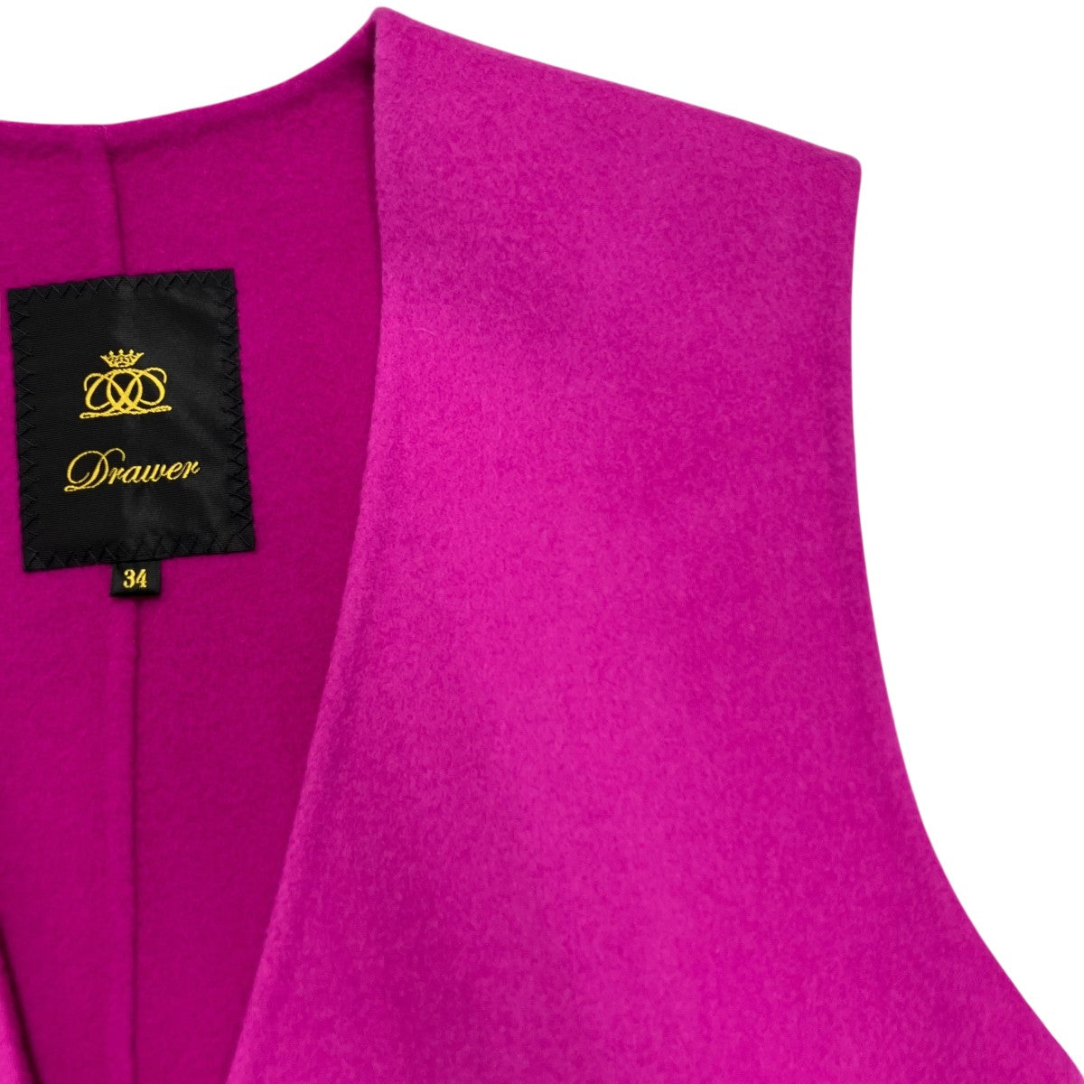 Drawer(ドゥロワー) 21年ウールケヌクVネックワンピース6526-234-1250