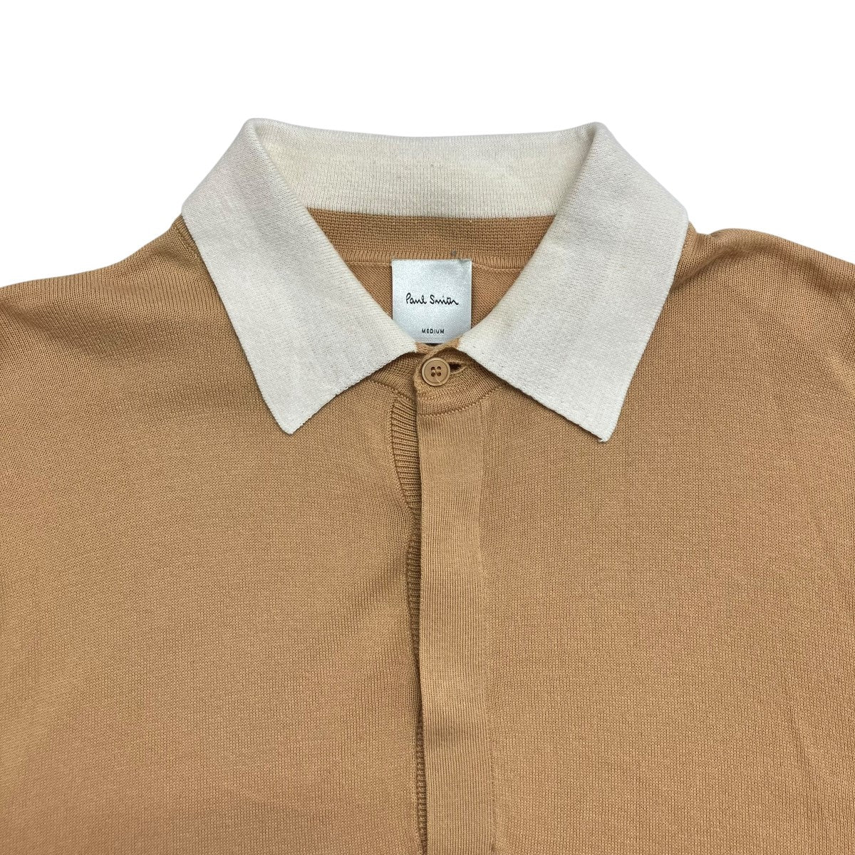 Paul Smith ニットポロシャツ147X 古着・中古-3枚目のアイテム画像