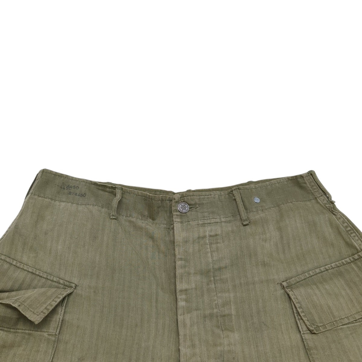 40s US ARMY M-43 HBT TROUSERSカーゴパンツ