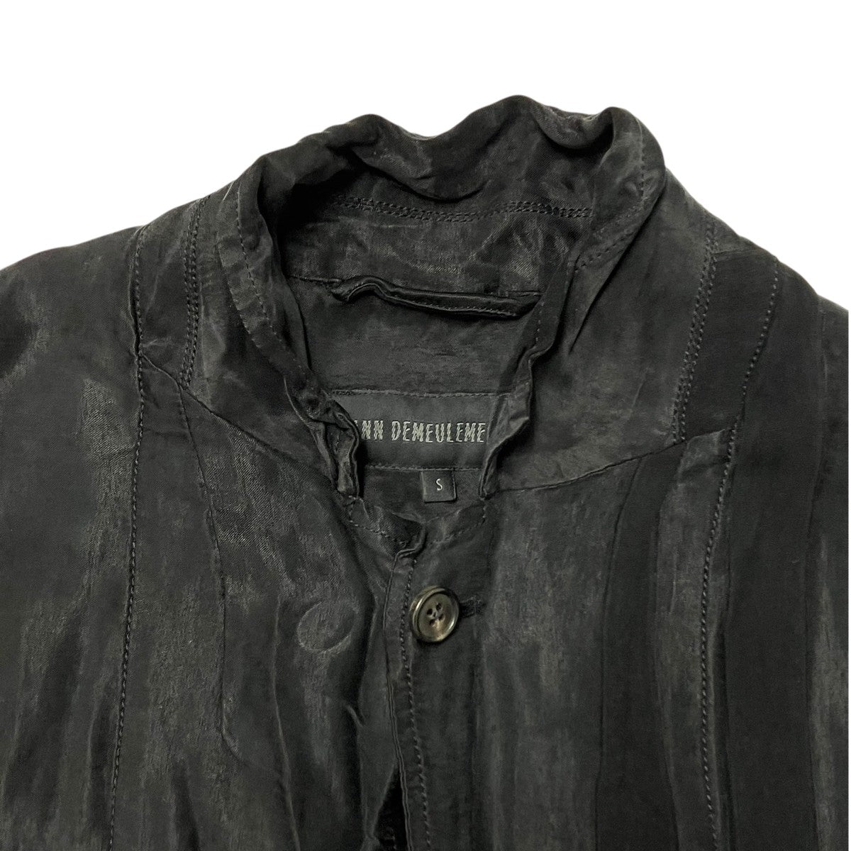 ANN DEMEULEMEESTER - FW96 Red velvet ribbed jacket – L'OBSCUR