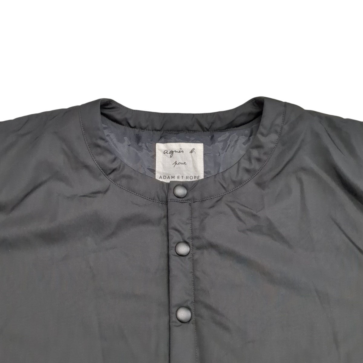 agnes b×Adam et Rope 中綿ジャケットXC56UAK4 XC56UAK4 ブラック