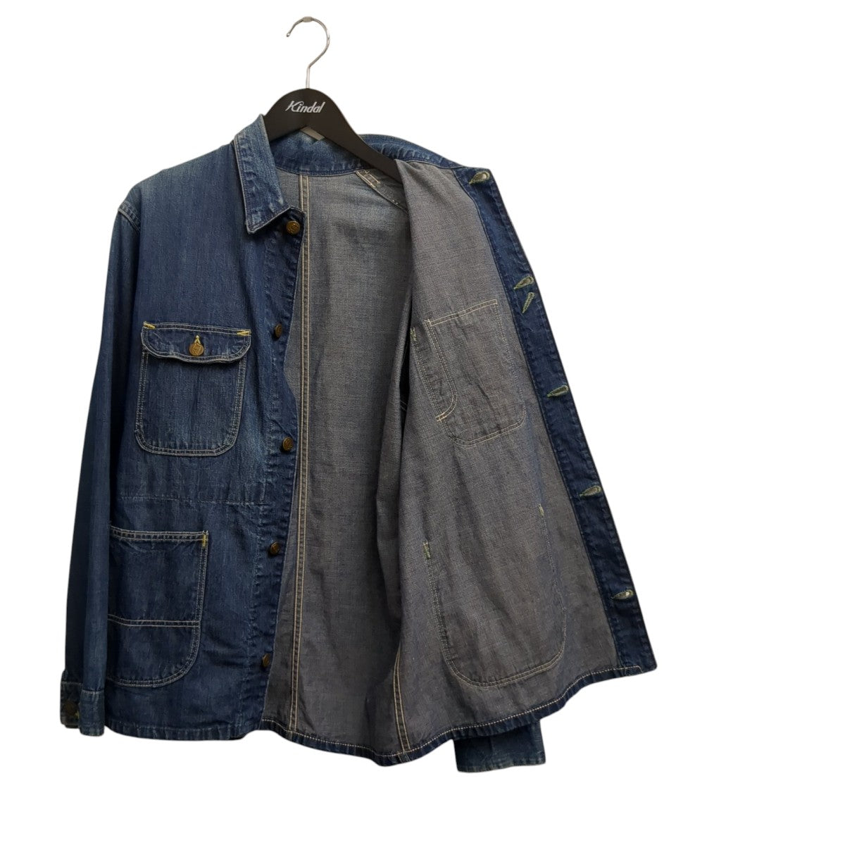 50s KEY Imperial Denim Chore Jacket FADEカバーオール
