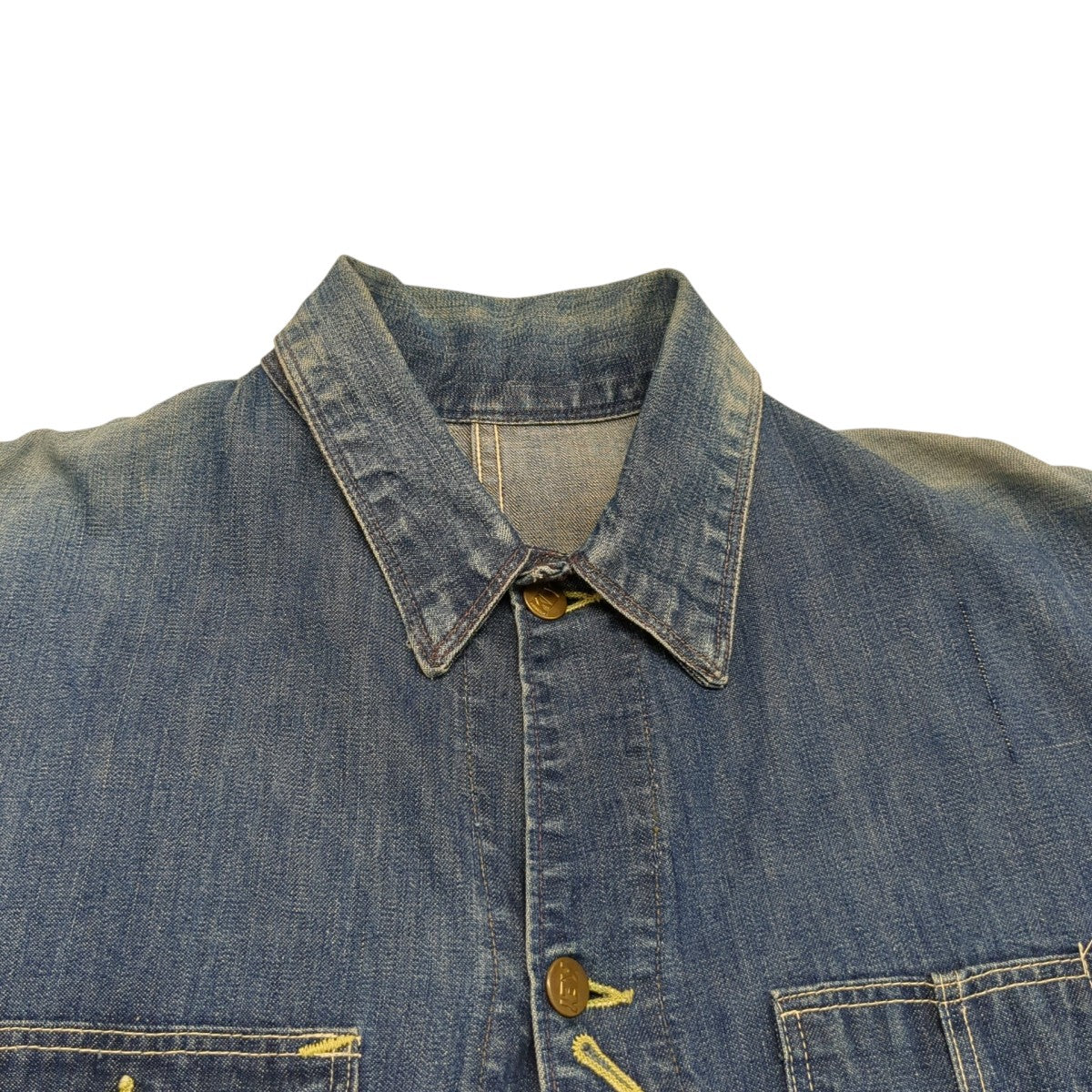 50s KEY Imperial Denim Chore Jacket FADEカバーオール