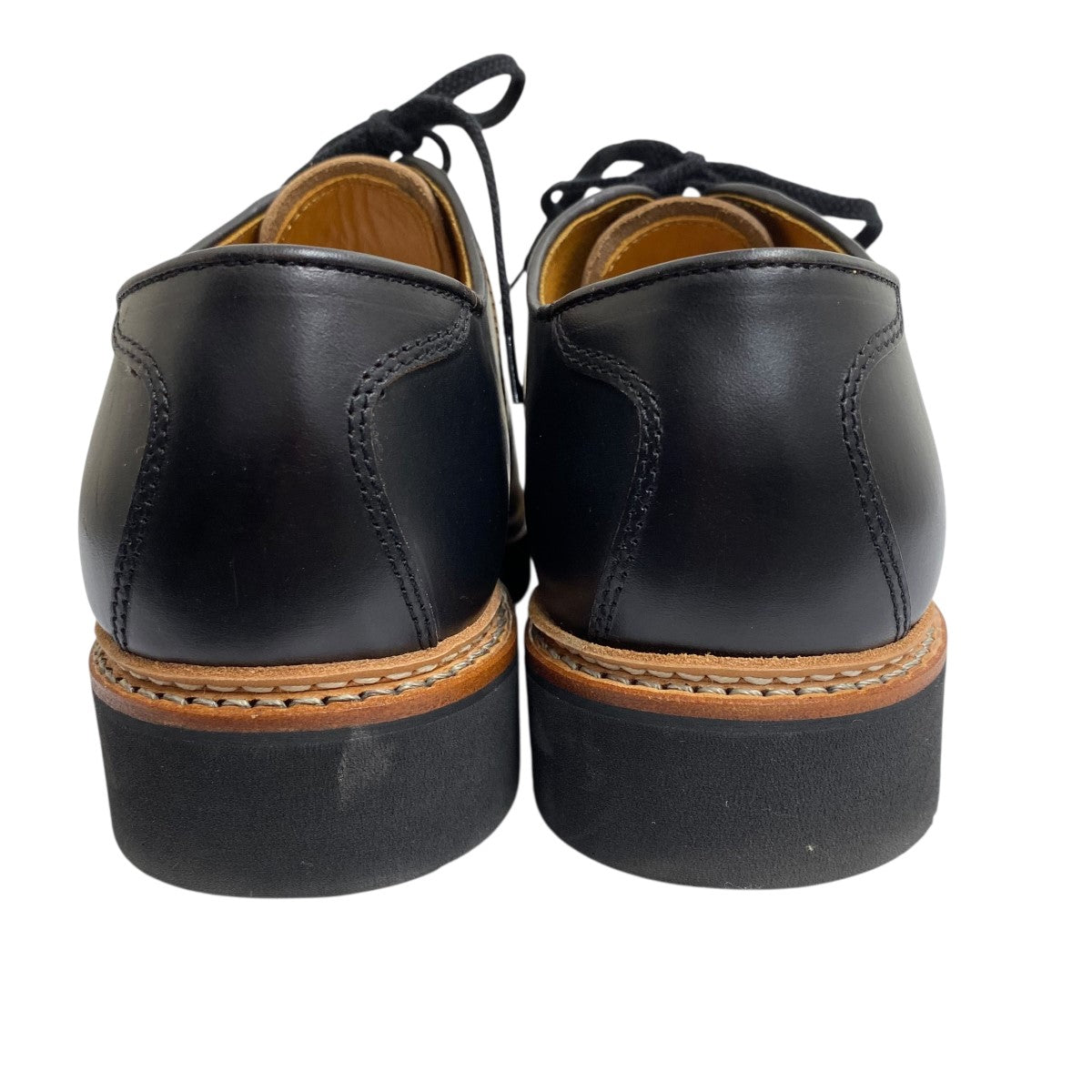 日本製 レザーシューズ サスペンション ブラック　メイドインGMジャパン MADE IN GM Japan(MADE IN GM Japan) サドルシューズレザー