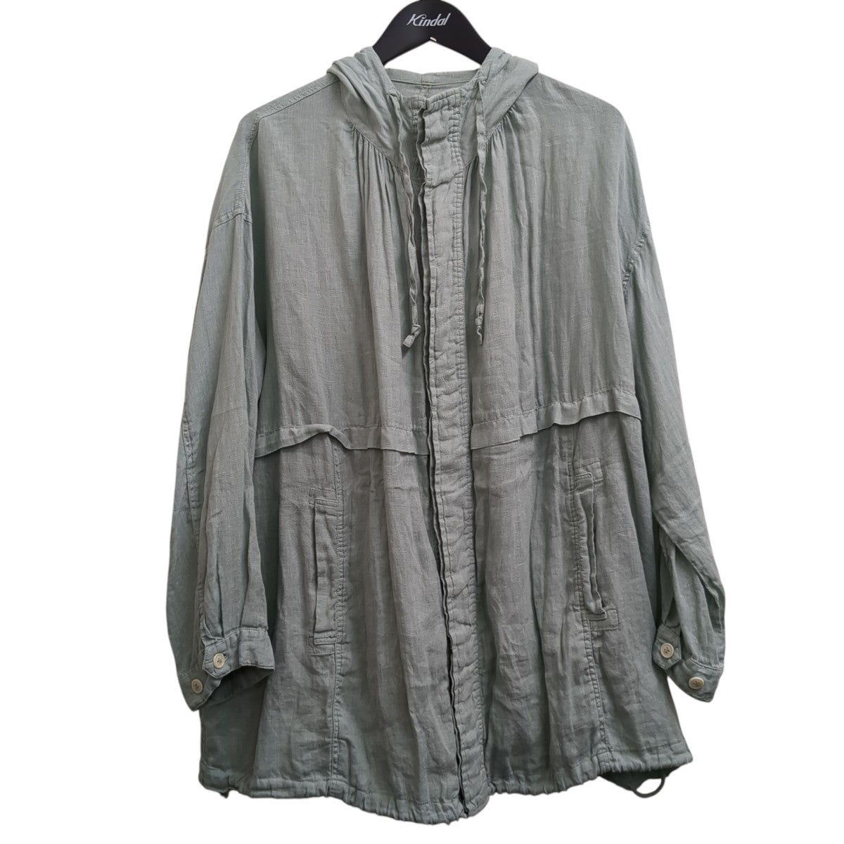 リネン超撥水ブルゾンフーデッドジャケット01241-1035