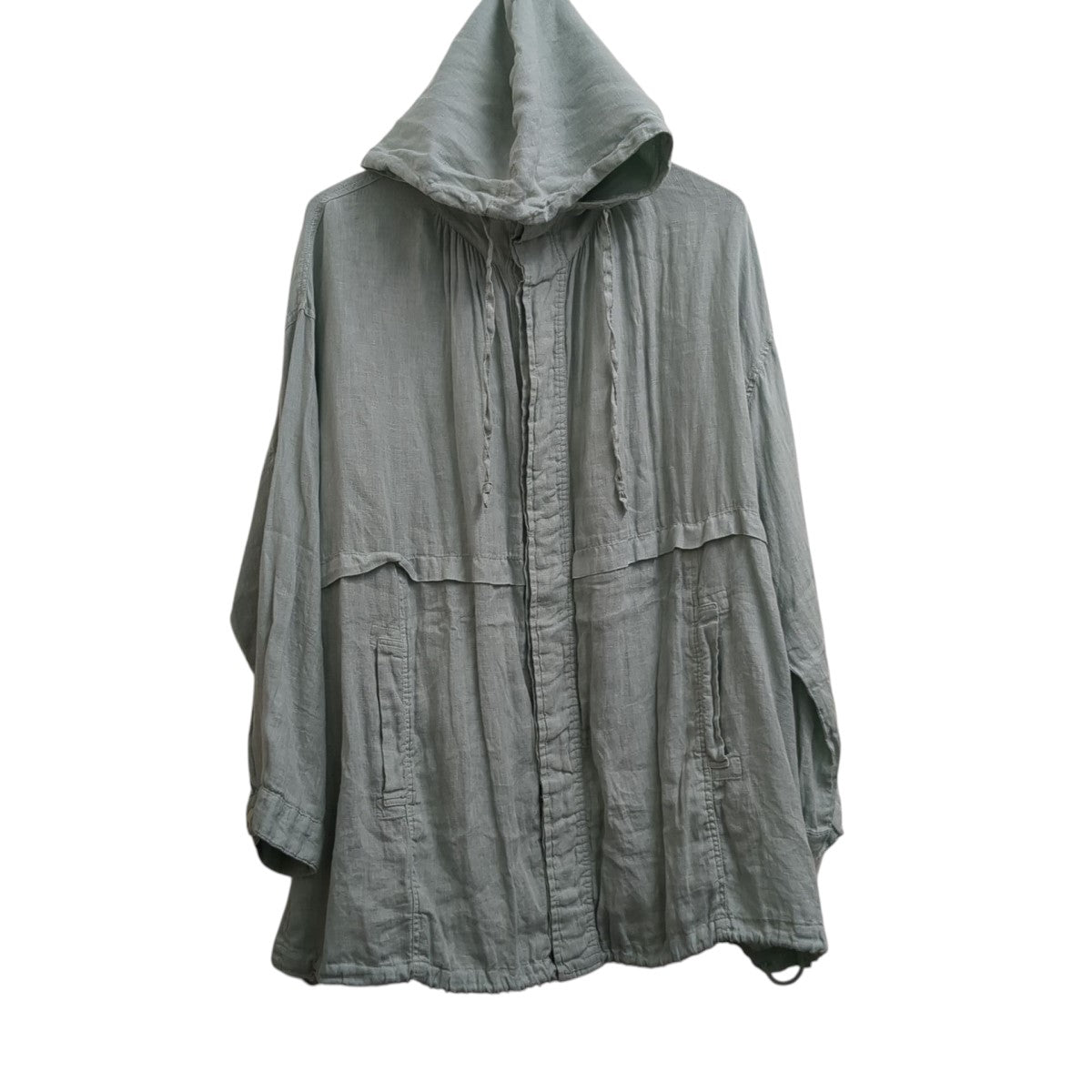 リネン超撥水ブルゾンフーデッドジャケット01241-1035