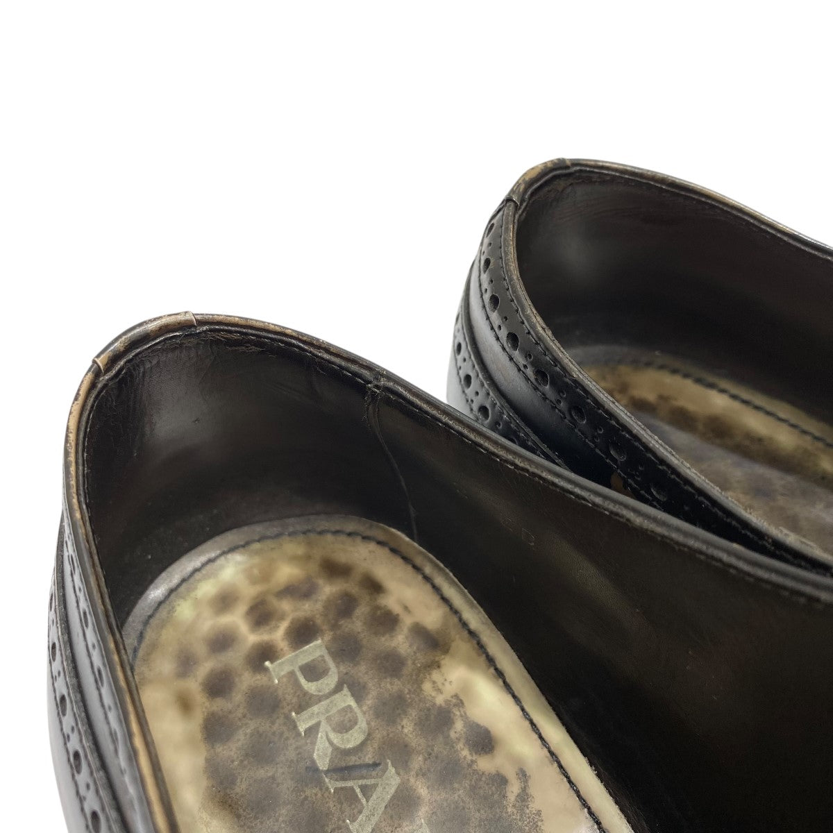 PRADA(プラダ) レザーシューズ2 EB 944 2 EB 944 ブラック サイズ 7 1