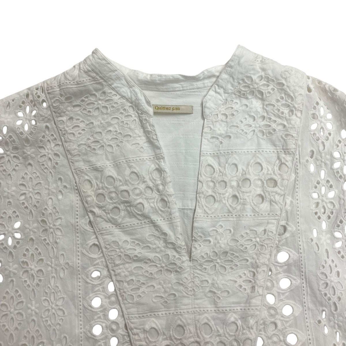 新品ヌキテパ　Border Hemla French Sleeve Blouse Border Hemla French Sleeve Blouse | Pasand by ne Quittez pas