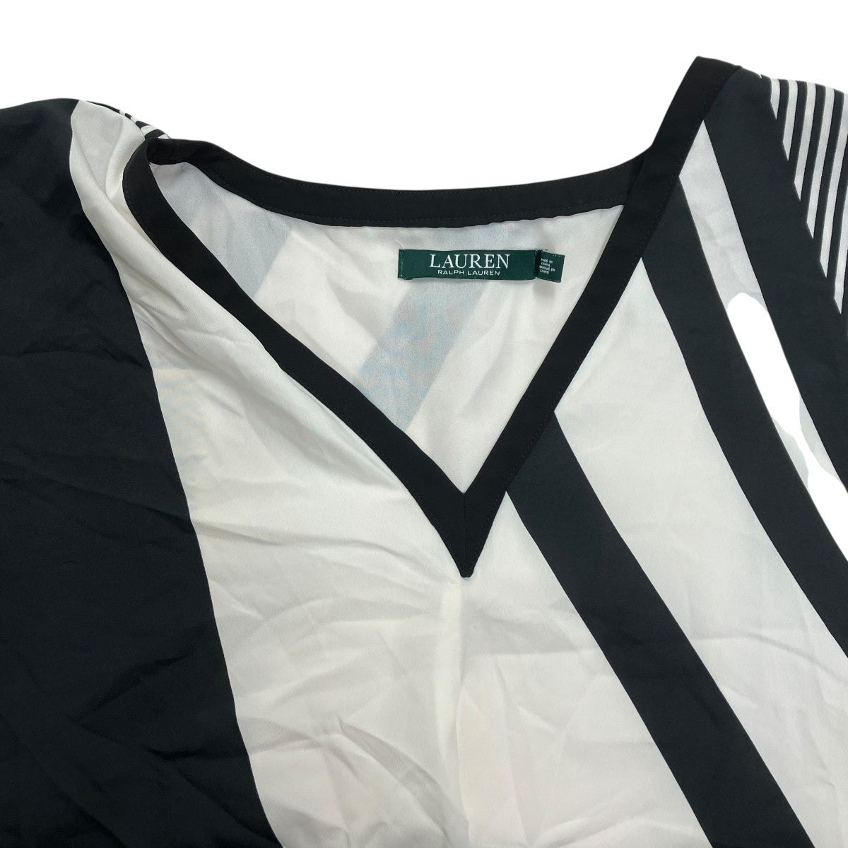 LAUREN RALPH LAUREN Vネックワンピース 古着・中古-3枚目のアイテム画像