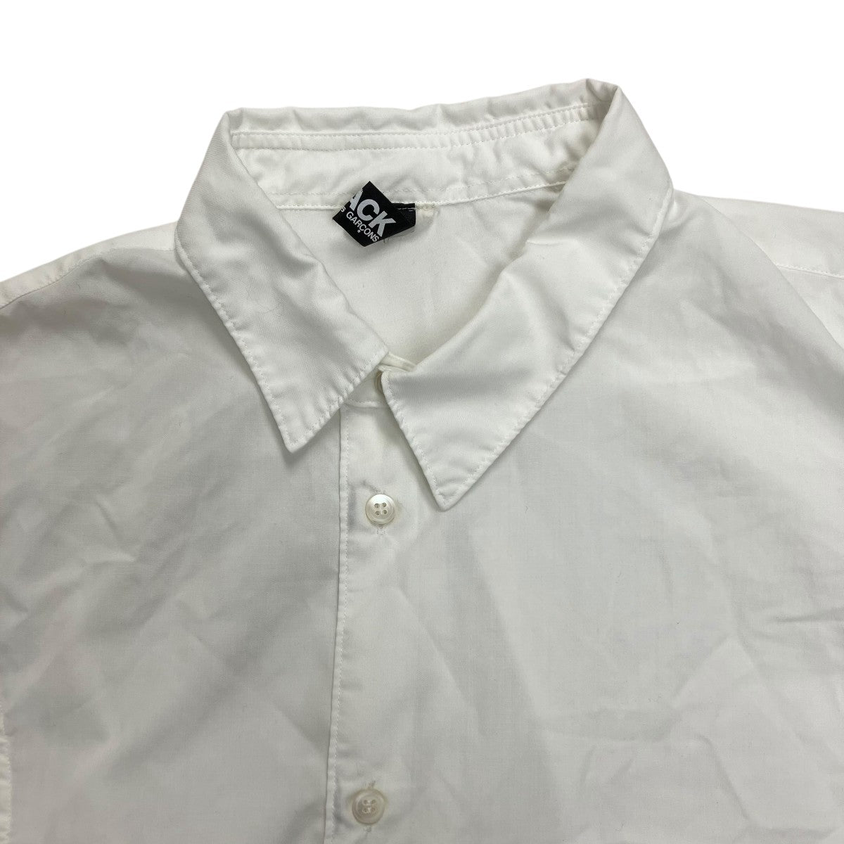 BLACK COMME des GARCONS 捻じれ半袖シャツ1K-B013 古着・中古-3枚目のアイテム画像