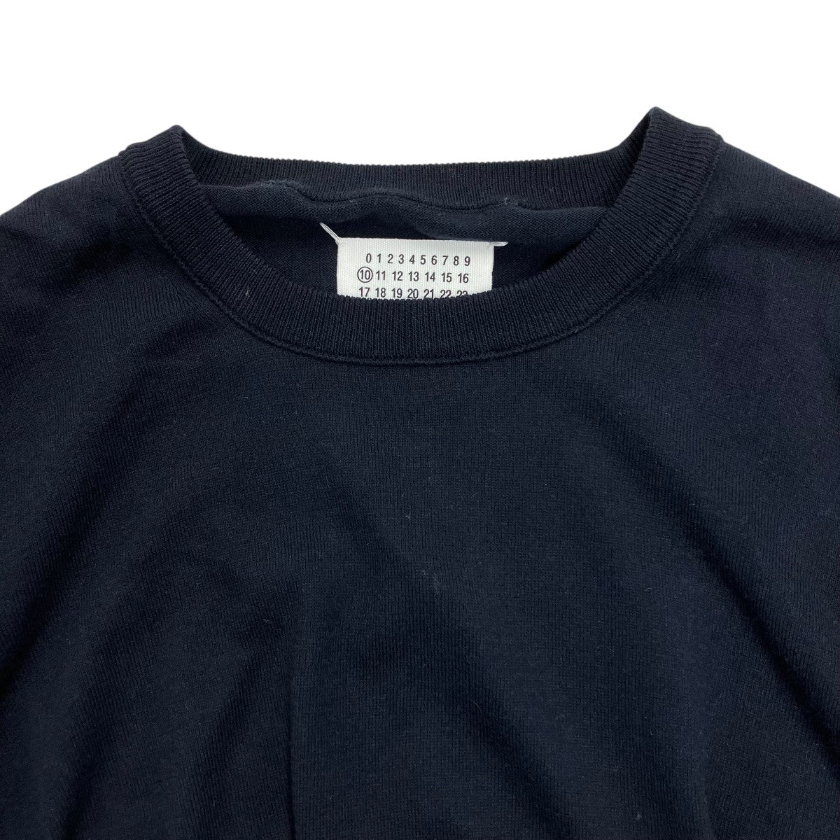 Maison Margiela マルジェラ ニット 薄手 ネイビー 中古・古着通販】Maison Margiela (メゾンマルジェラ) ここのえ