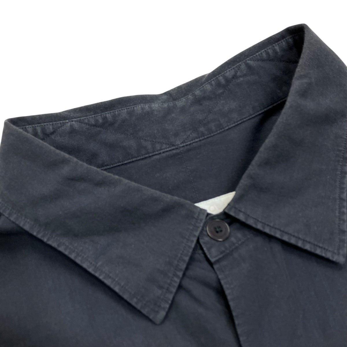 COMOLI ポロシャツ ネイビー コモリ サイズ1 COMOLI(コモリ) 21SSコモリシャツシャツT01-02001 T01-02001