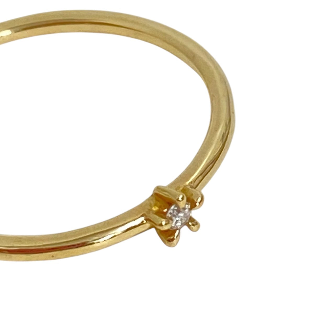 ジュエッテ ベーシック ダイヤモンド ピンキーリング K10YG ブラウンダイヤモンド ピンキーリング（032479） ｜ women