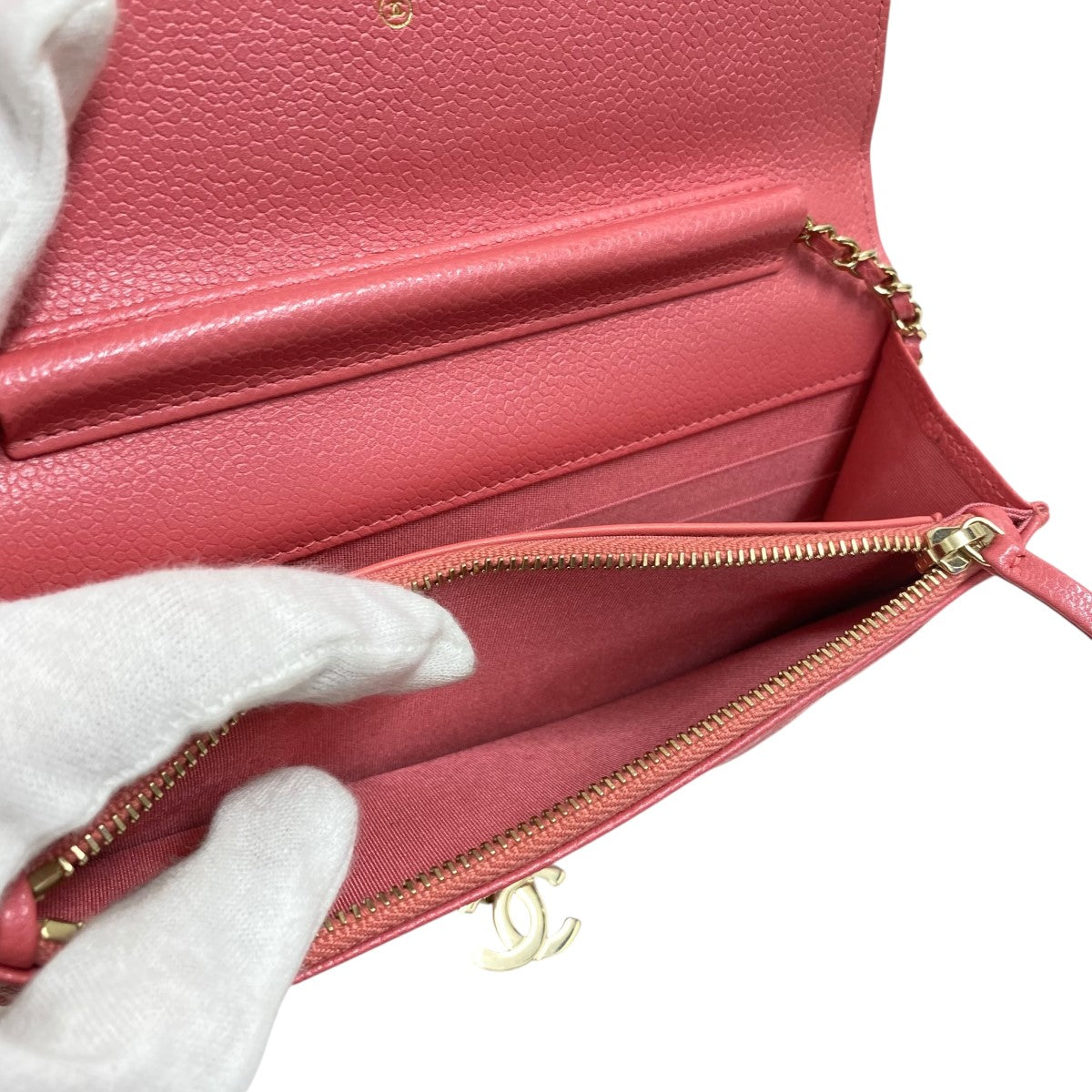 CHANEL(シャネル) マトラッセ ココロックチェーンウォレット