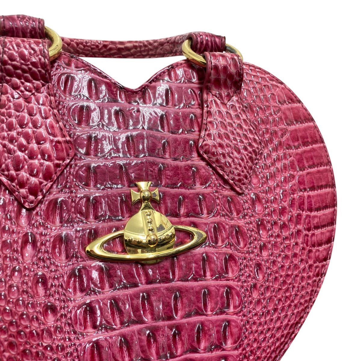 【美品】Vivienne Westwood クロコ型押 2way ショルダー Vivienne Westwood(ヴィヴィアンウエストウッド) クロコ型押し
