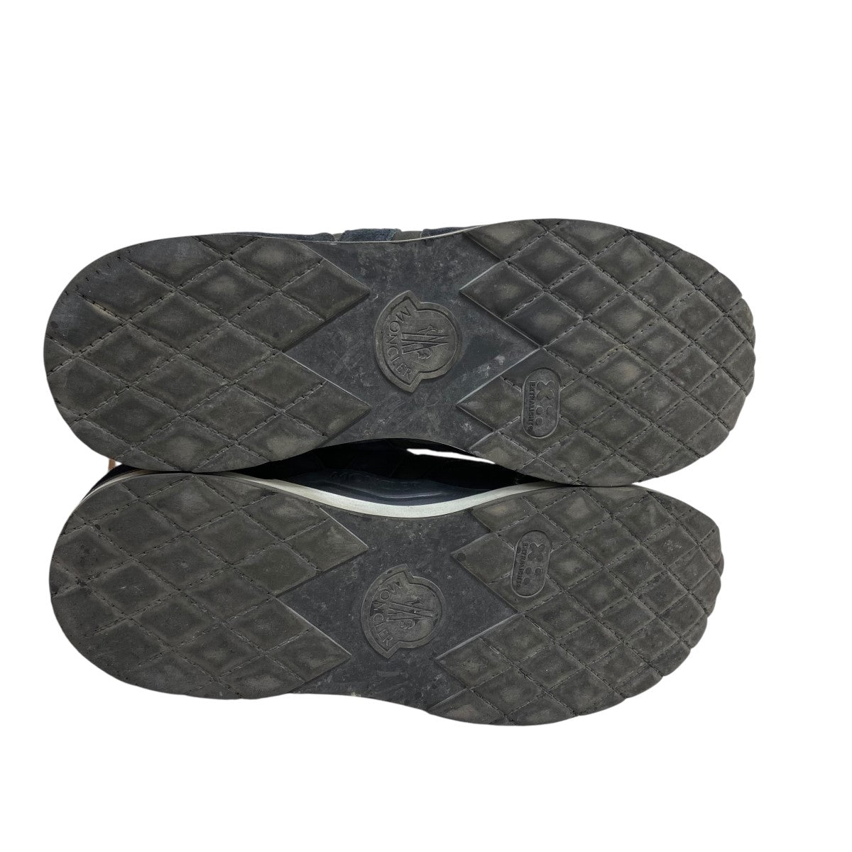 モンクレール【極美品】スニーカーBAKTHA SHOES 998 ネイビー MONCLER(モンクレール) NEW AURONNAIS カモスニーカー ネイビー