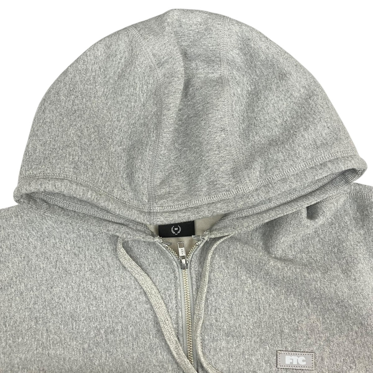 FTCグレーパーカー FTC FTC ARC LOGO ZIP UP HOODY FTC026SPSW04 ロゴ ジップアップ