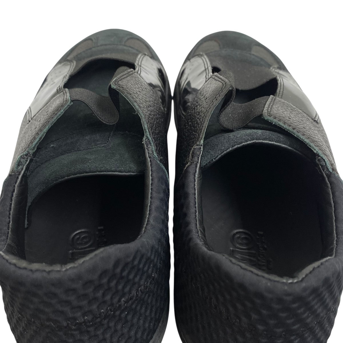 MM6 ブラックスニーカーメゾンマルジェラマルタンマルジェラ MM6 Maison Margiela (エムエムシックス メゾン マルジェラ) MM6