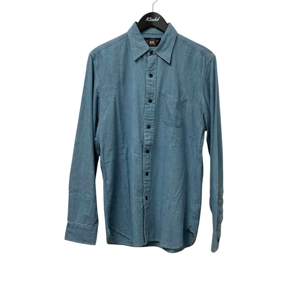 RRL(ダブルアールエル) シャンブレーシャツ インディゴ サイズ