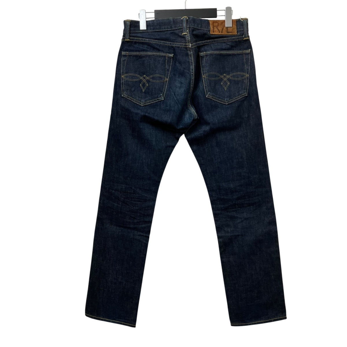 超美品【RRL】LOW STRAIGHT LEG デニム USA製　色落ち加工 RRL(ダブルアールエル) LOW STRAIGHTデニムパンツ インディゴ