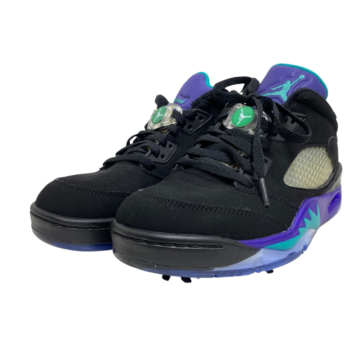 NIKE Air Jordan 5 Low Golf Black GrapeスニーカーCU4523-001 古着・中古-1枚目のアイテム画像