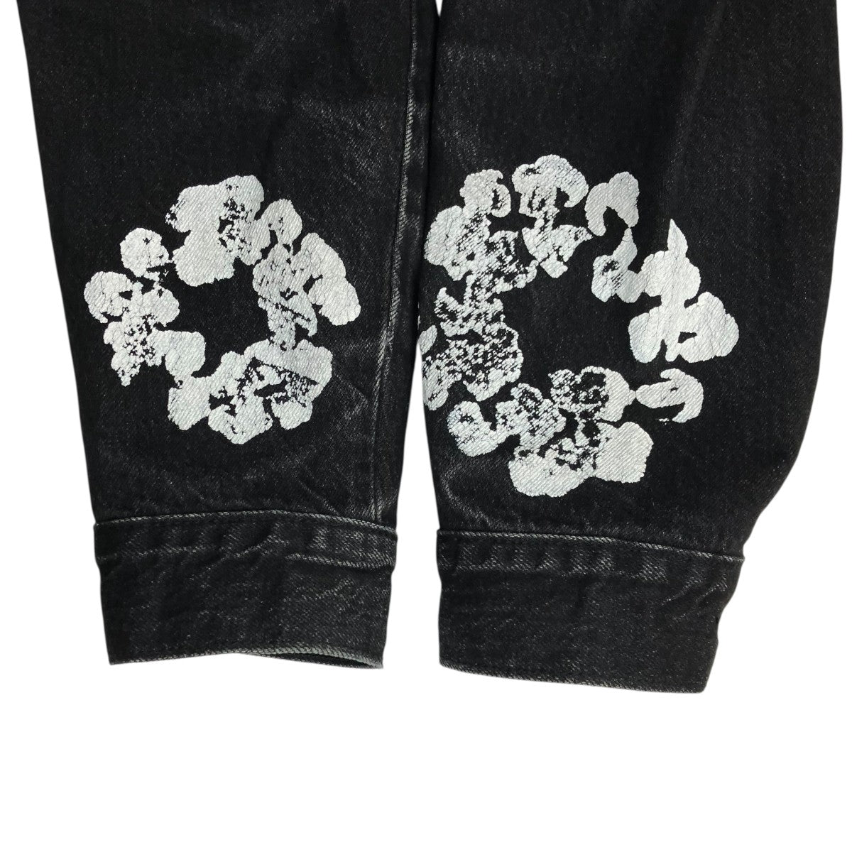 Denim Tears×LEVI'S フラワープリントデニムジャケット ブラック