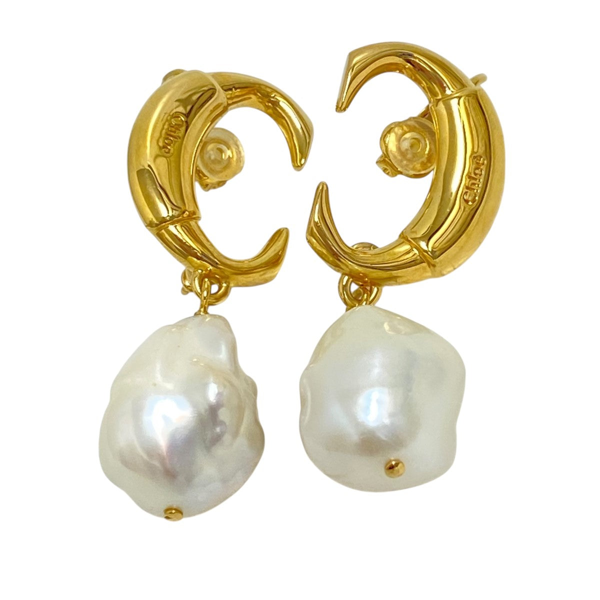 セール【Chloe】ブラス×パール× Darcie ピアス 楽天市場】Chloe クロエ DARCEY Lace Drop Earrings ピアス