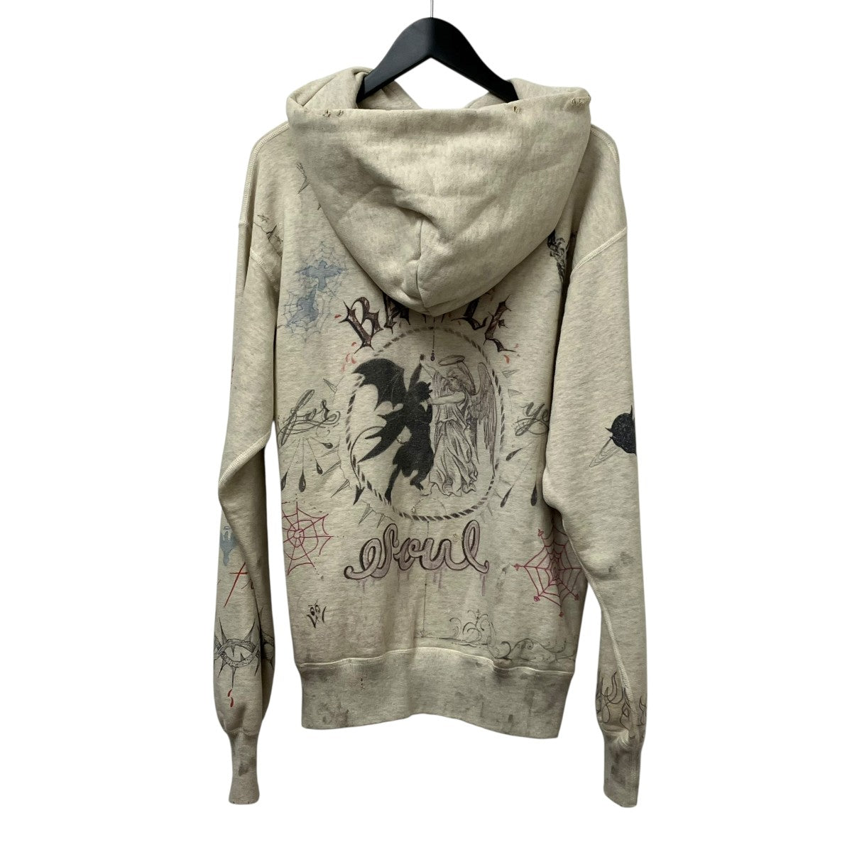セントマイケル　SAINTMICHAEL DR WOO パーカー ROYAL FLASH｜SAINT MICHAEL/セントマイケル/DW_HOODIE/DR.WOO