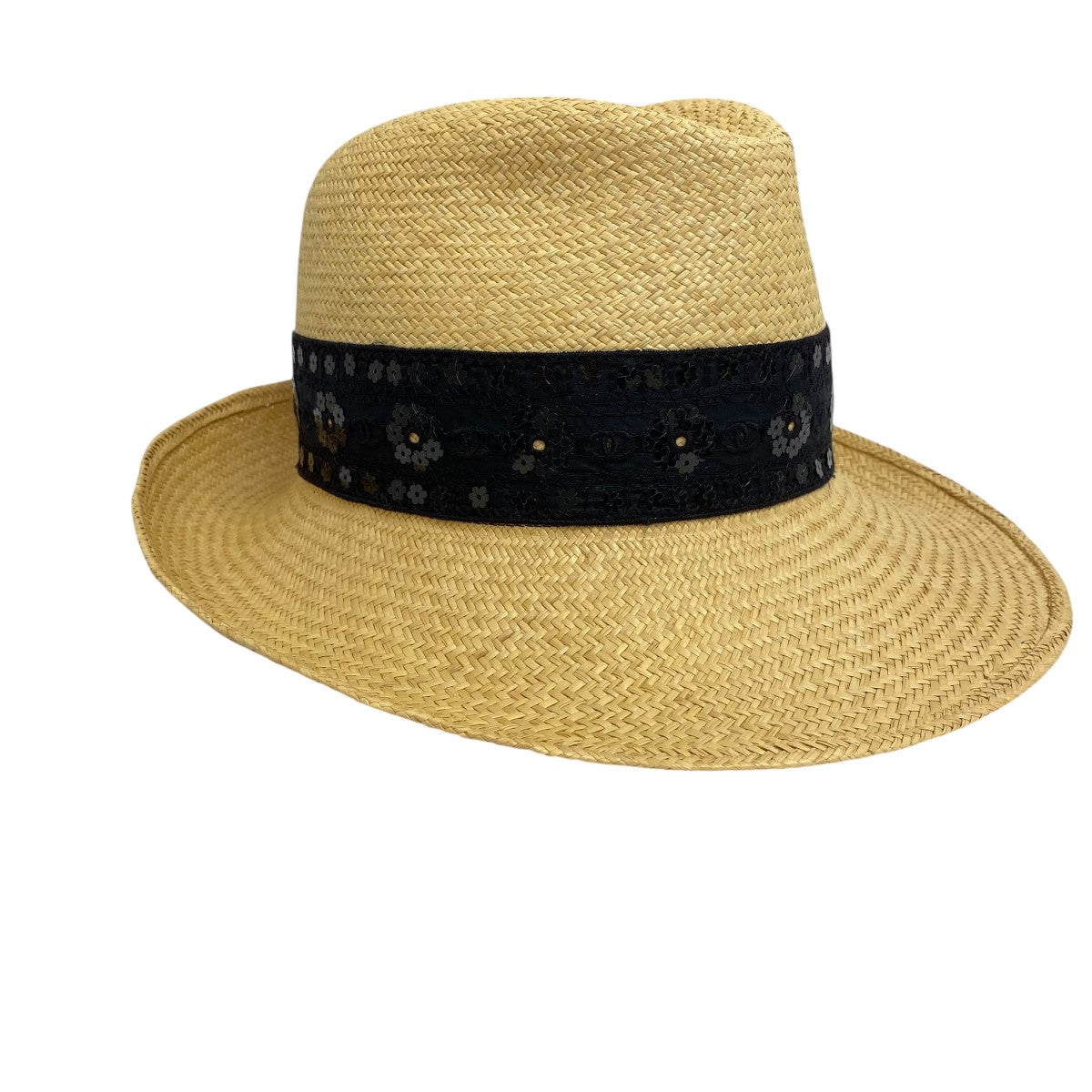 CHANEL ストローハット 古着・中古-4枚目のアイテム画像
