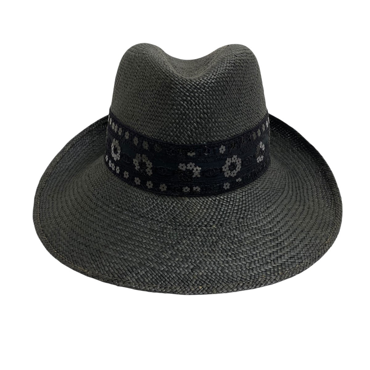 CHANEL ストローハット 古着・中古-2枚目のアイテム画像