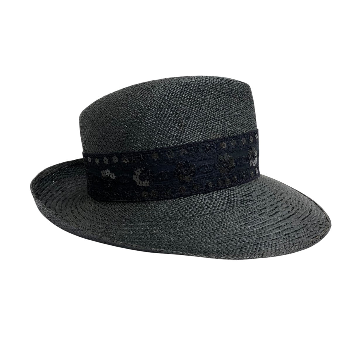 CHANEL ストローハット 古着・中古-5枚目のアイテム画像