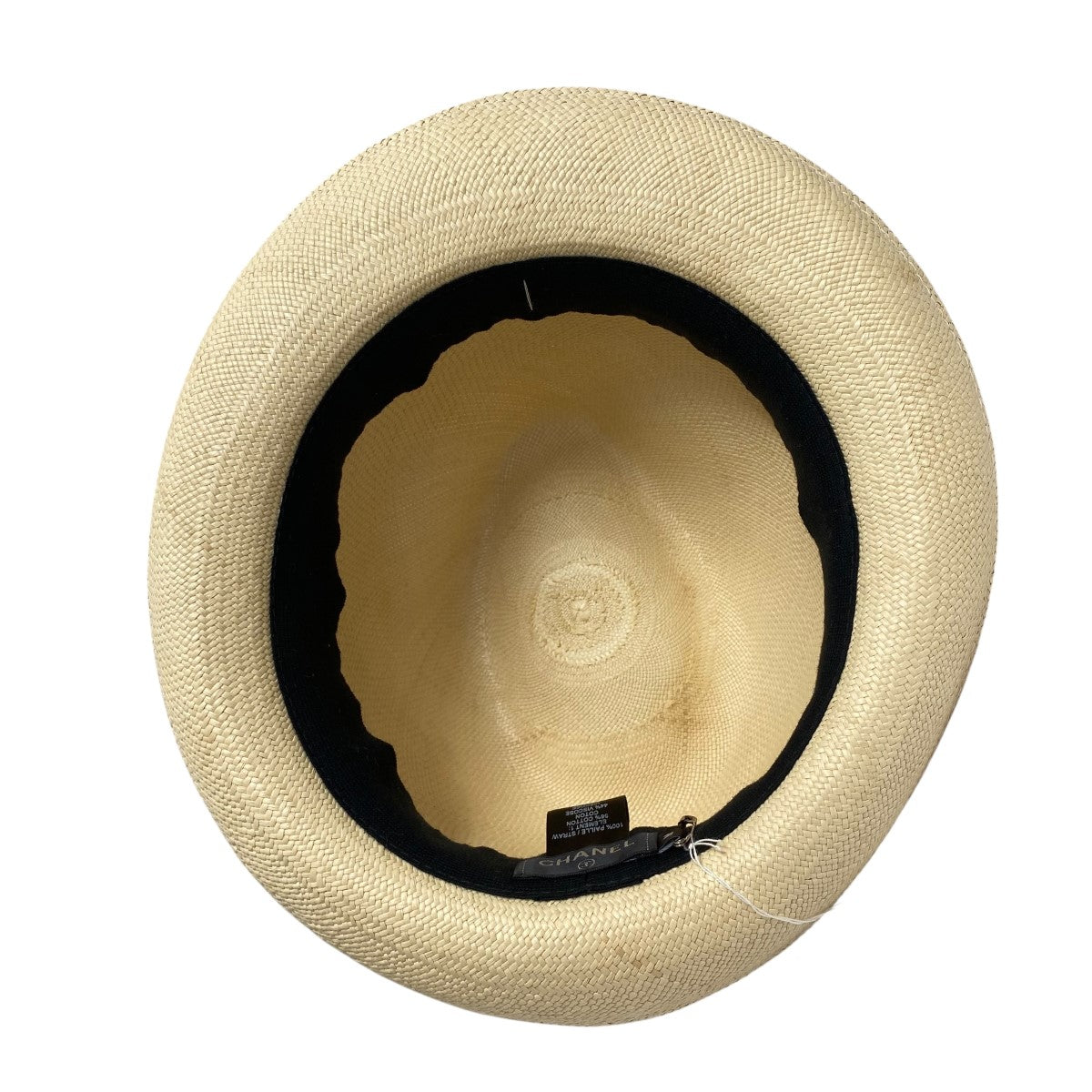 CHANEL ストローハット 古着・中古-5枚目のアイテム画像