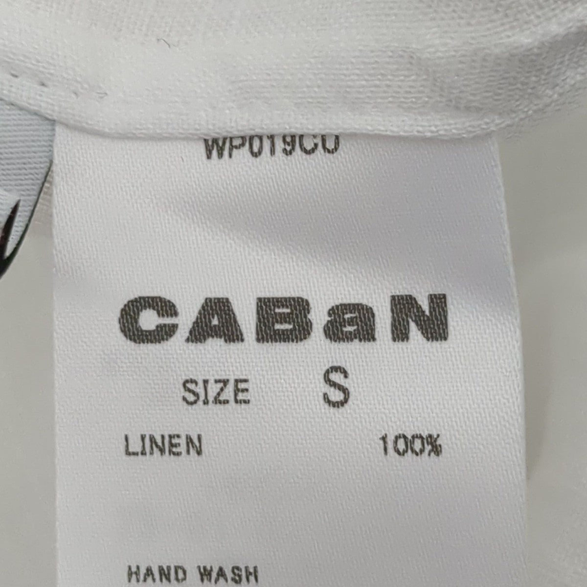 CABaN ブラック ノースリーブ CABaN(キャバン) リーフジャカード ノースリーブプルオーバー