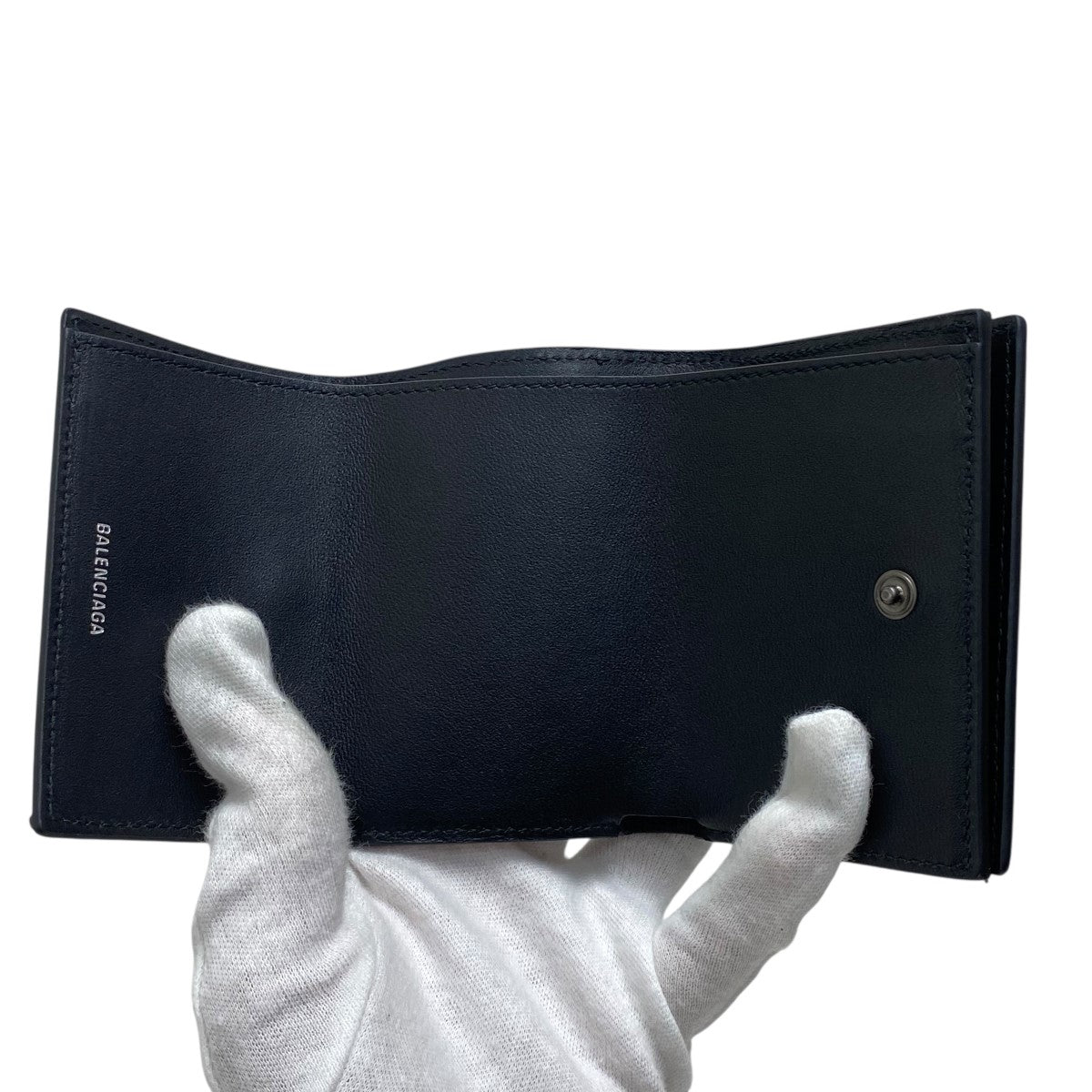 BALENCIAGA CAG MINI WALLET3つ折り財布7684302AA561000 古着・中古-5枚目のアイテム画像