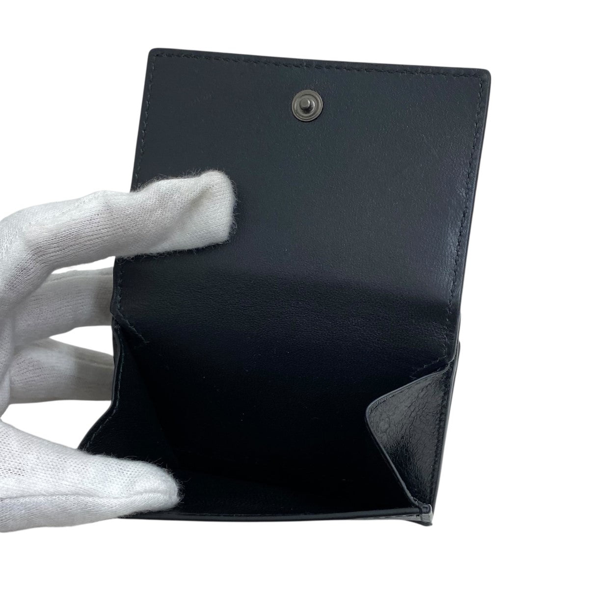 BALENCIAGA CAG MINI WALLET3つ折り財布7684302AA561000 古着・中古-7枚目のアイテム画像