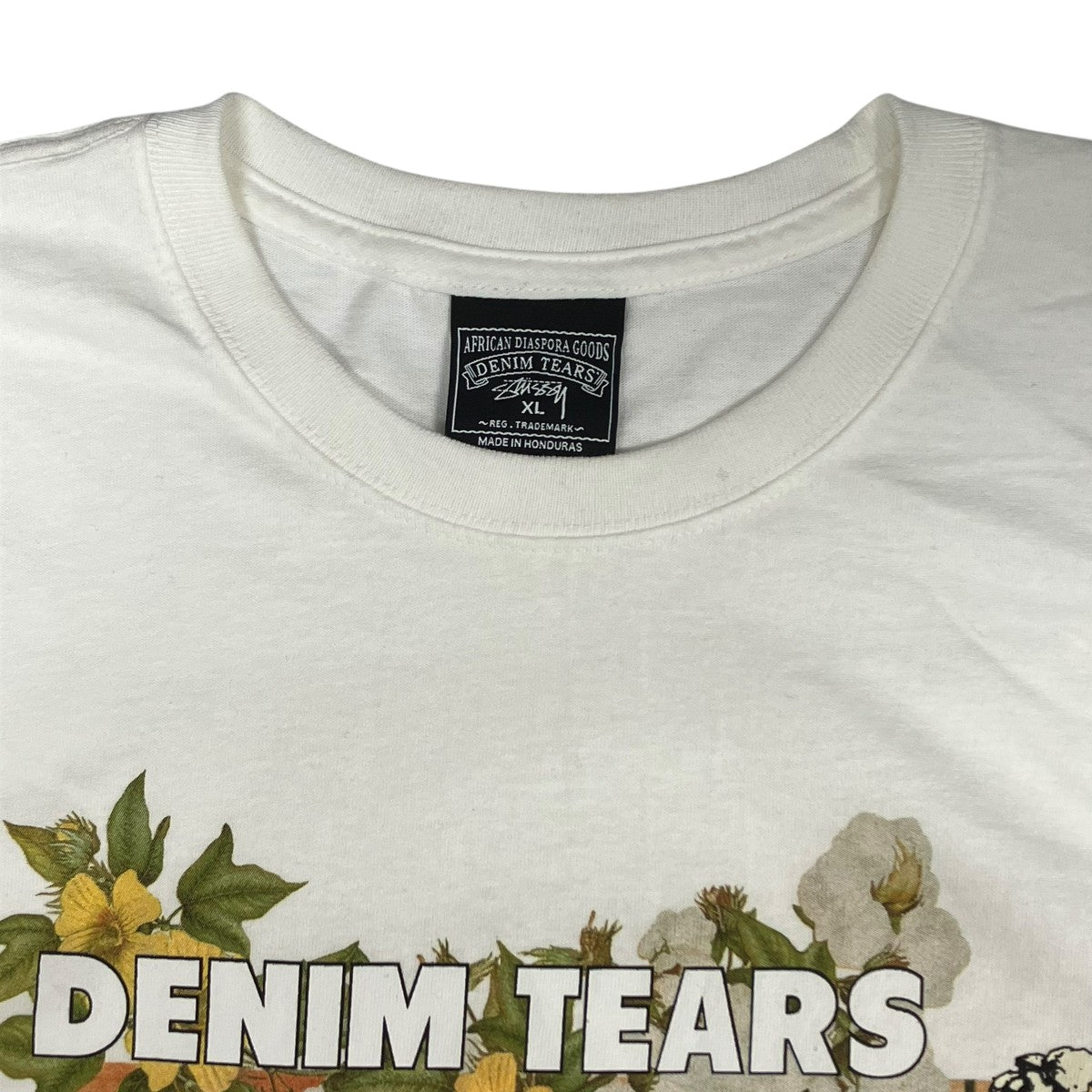 stussy×Denim Tears Tシャツ ホワイト サイズ XL｜【公式