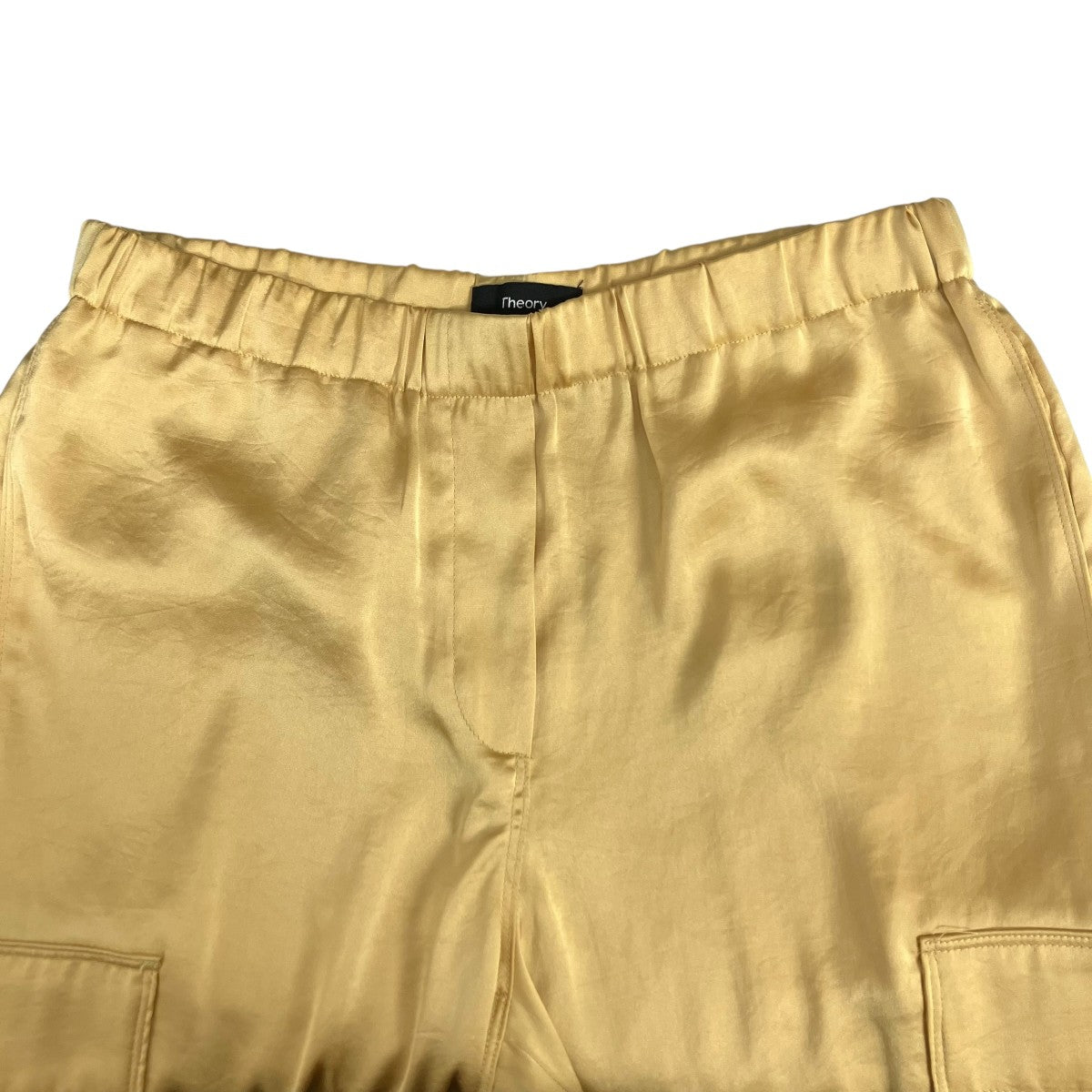 セオリーパンツ2024 CRUSHED SATIN WIDE PULL ON J セオリーパンツ2024 CRUSHED SATIN WIDE PULL ON J パンツ