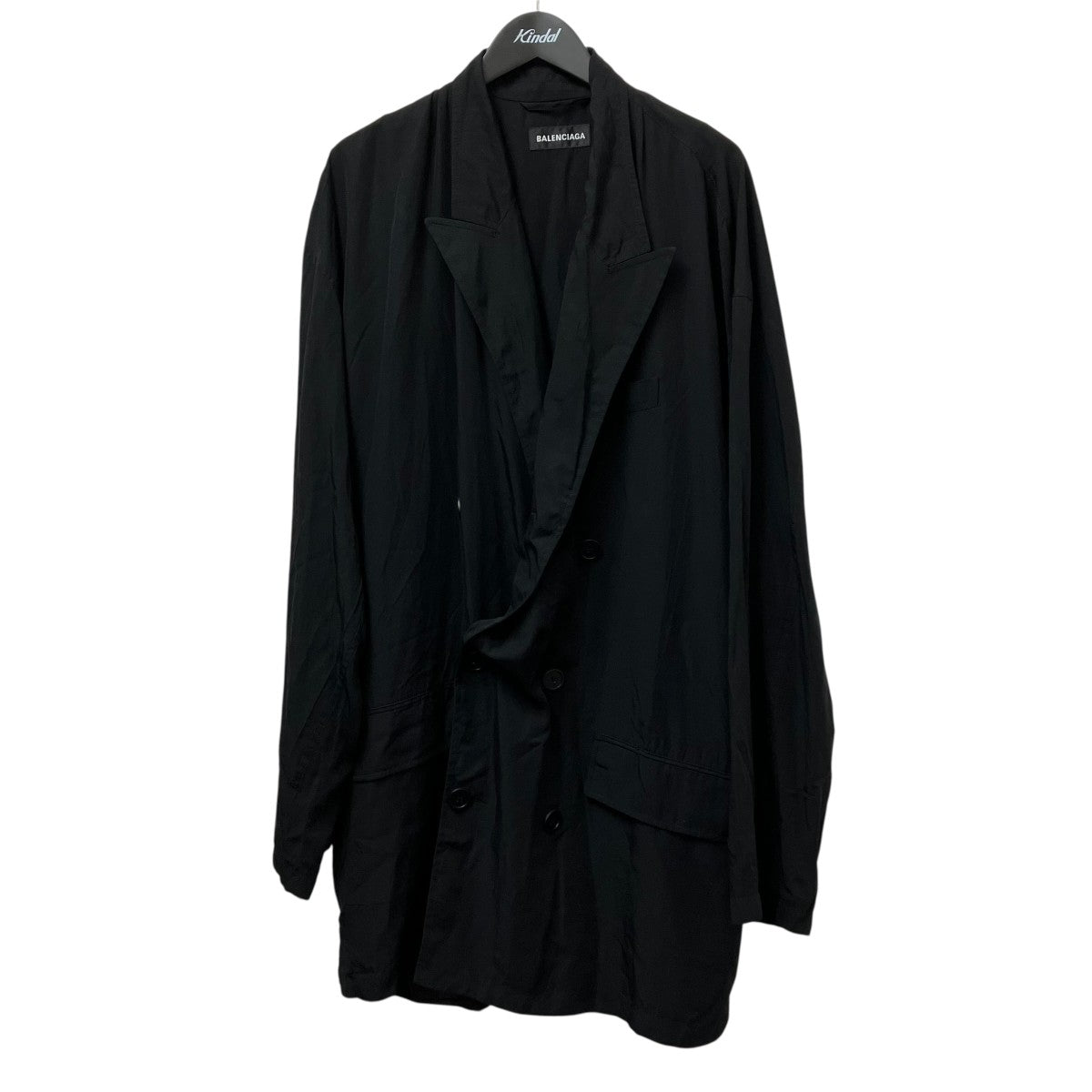 BALENCIAGA　バレンシアガ　ダブルジャケット　ブラック BALENCIAGA GARDE-ROBE | テーラードジャケット ブラック メンズ