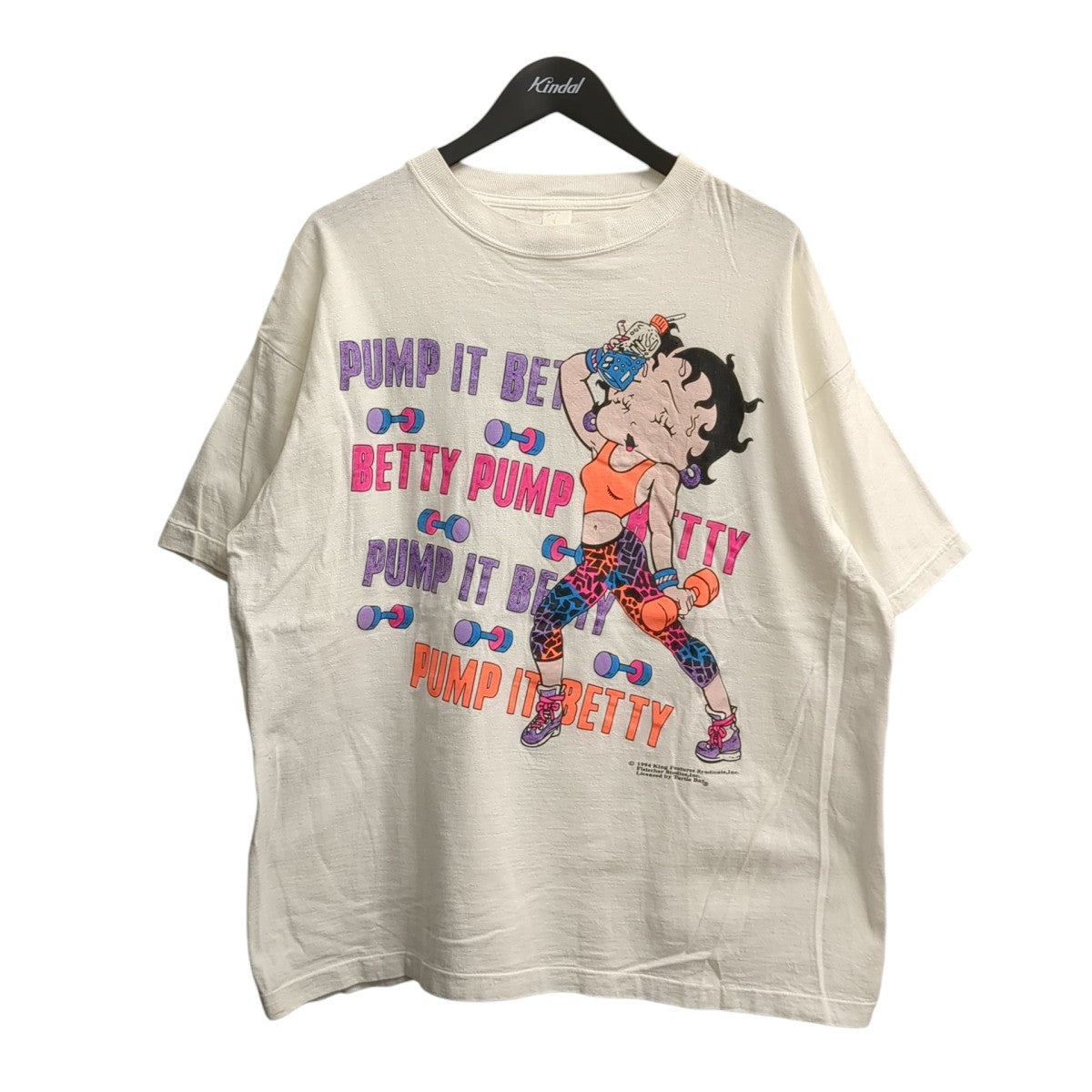 USED 90s BETTY ”PUMP UP”Tシャツ 古着・中古-1枚目のアイテム画像