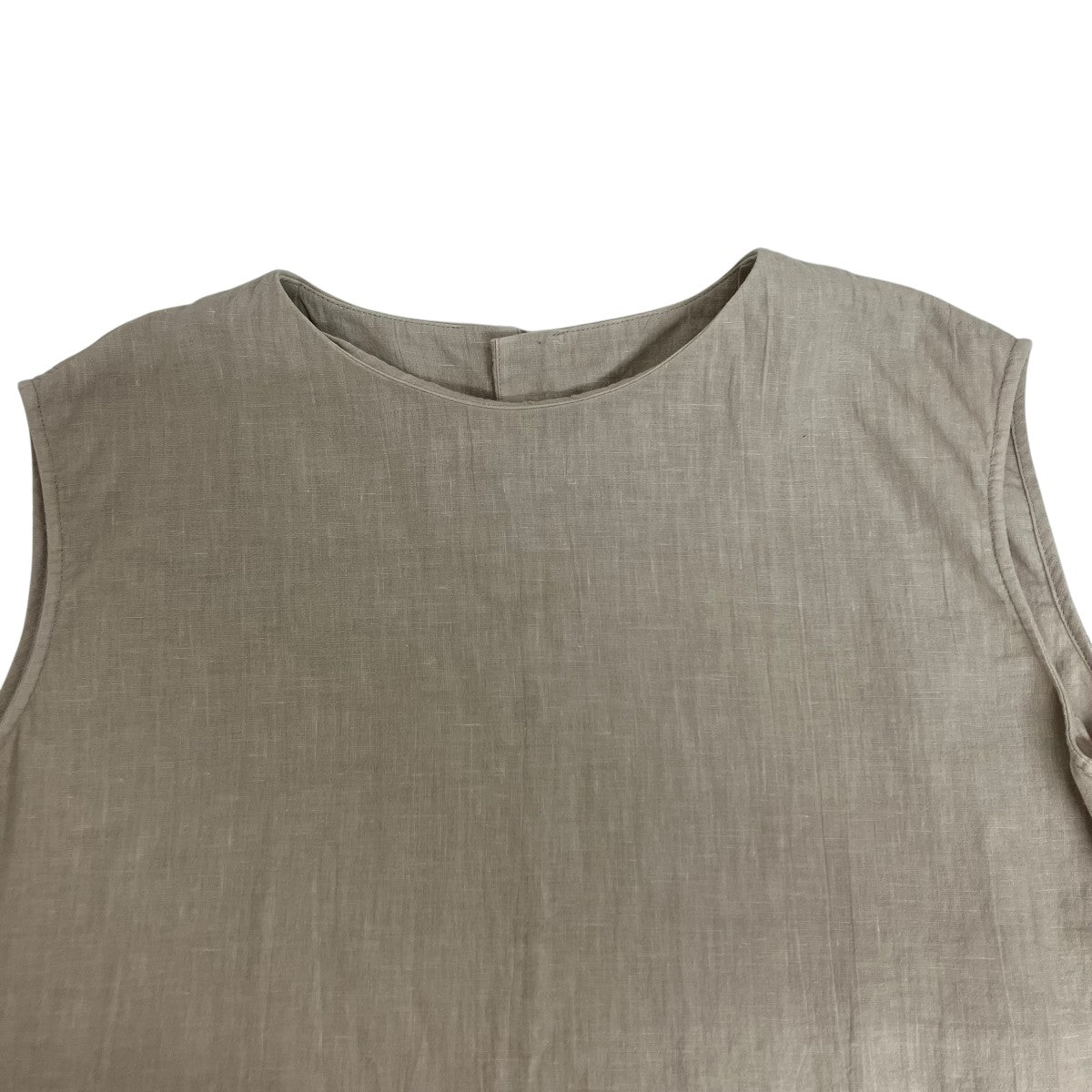 evam eva(エヴァムエヴァ) 25SSWater linen sleeveless