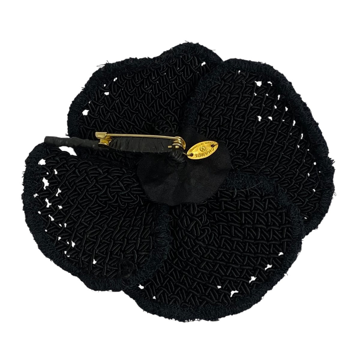 CHANEL ブラック カメリアブローチ 箱付き 中古・古着通販】CHANEL (シャネル) カメリアブローチ ブラック