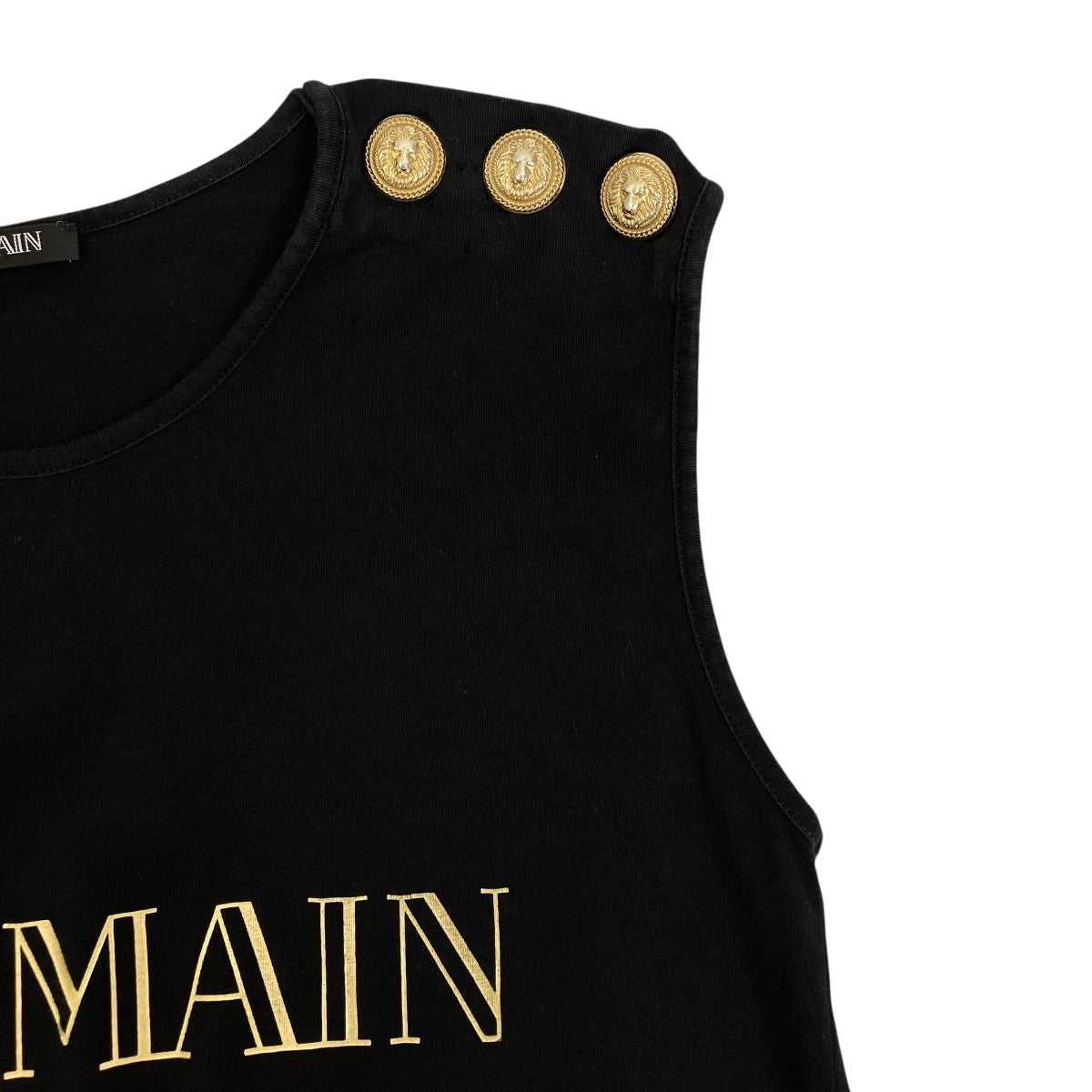 売り切りたいのでお値下げ！！BALMAIN ノースリーブ　タンクトップ　36 売り切りたいのでお値下げ！！BALMAIN ノースリーブ タンク