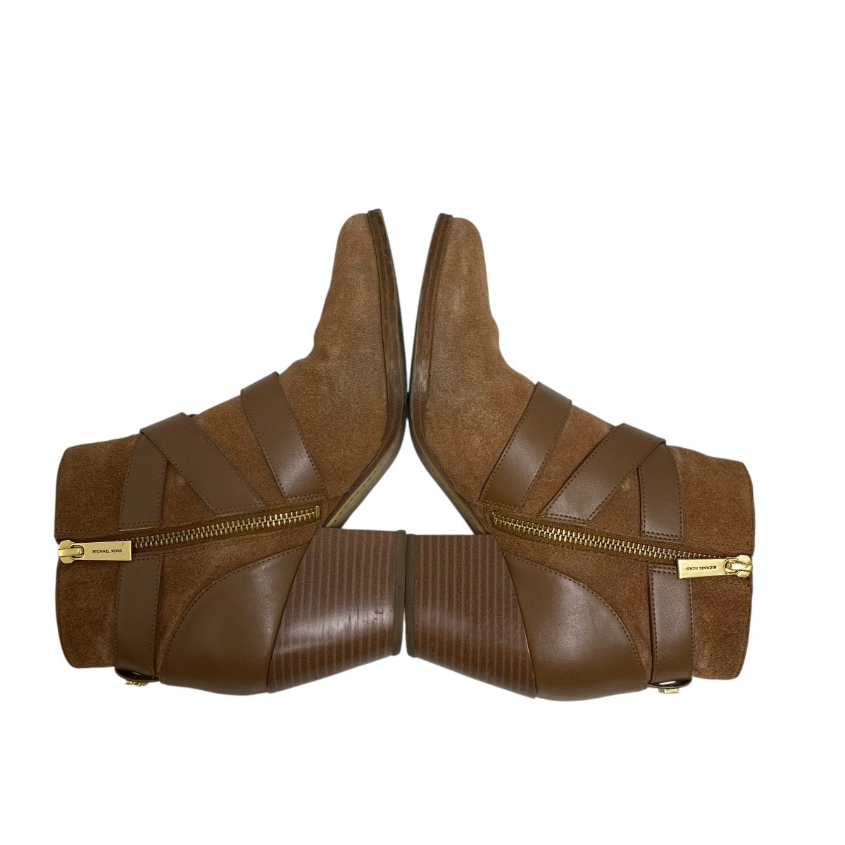 （sale)マイケルコース アンクルブーツ HASKELL モルトブラウン MICHAEL KORS(マイケルコース) ブーツ ブラウン サイズ 7