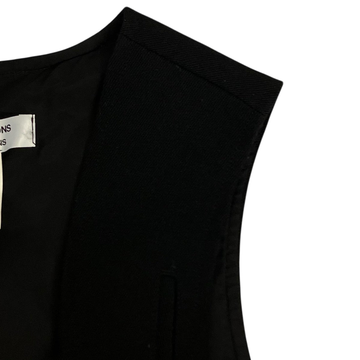 COMME des GARÇONS 黒 ベスト S