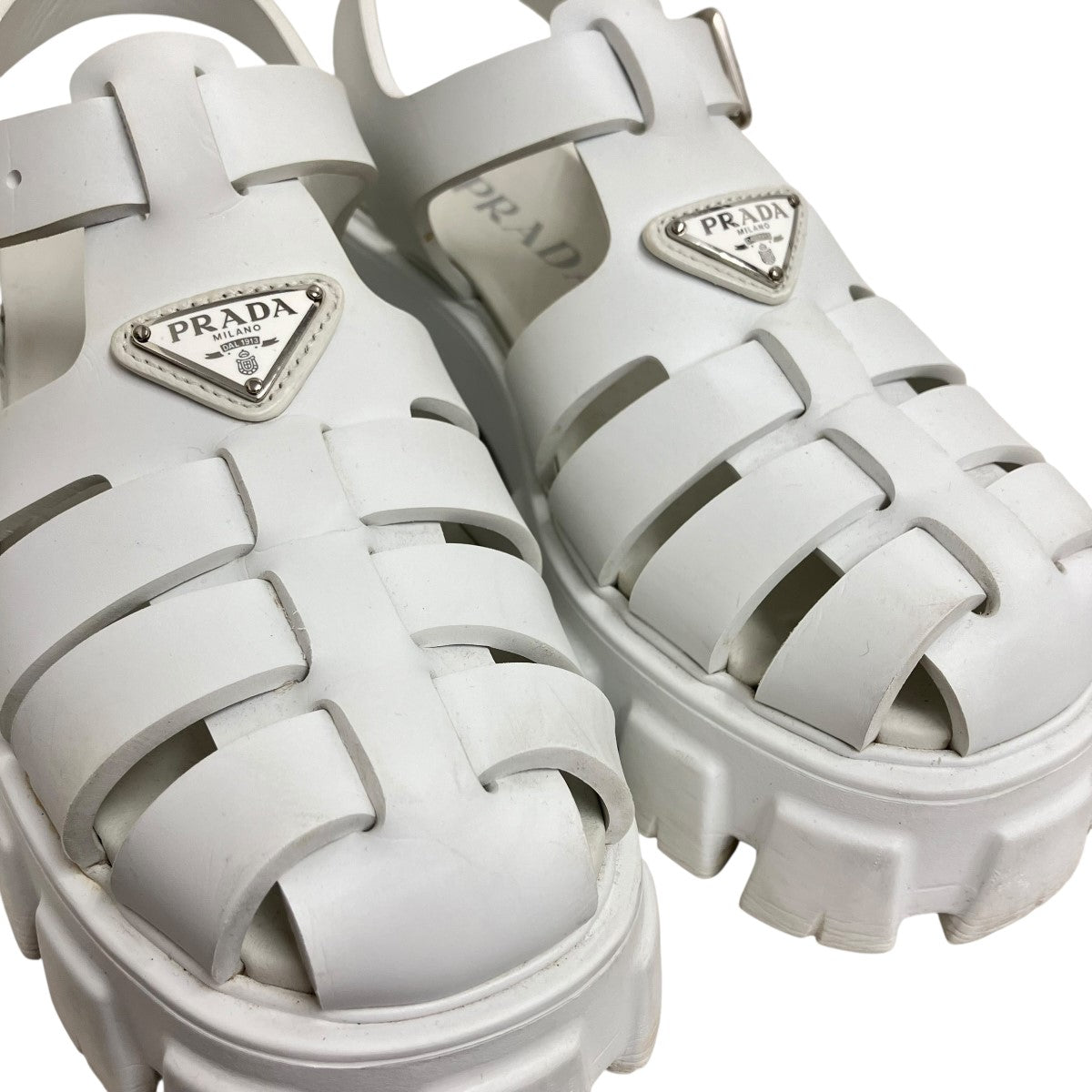 PRADA サンダル 24〜24.5サイズ 定価17万　新品未使用100%正規品 360405151_9.jpg