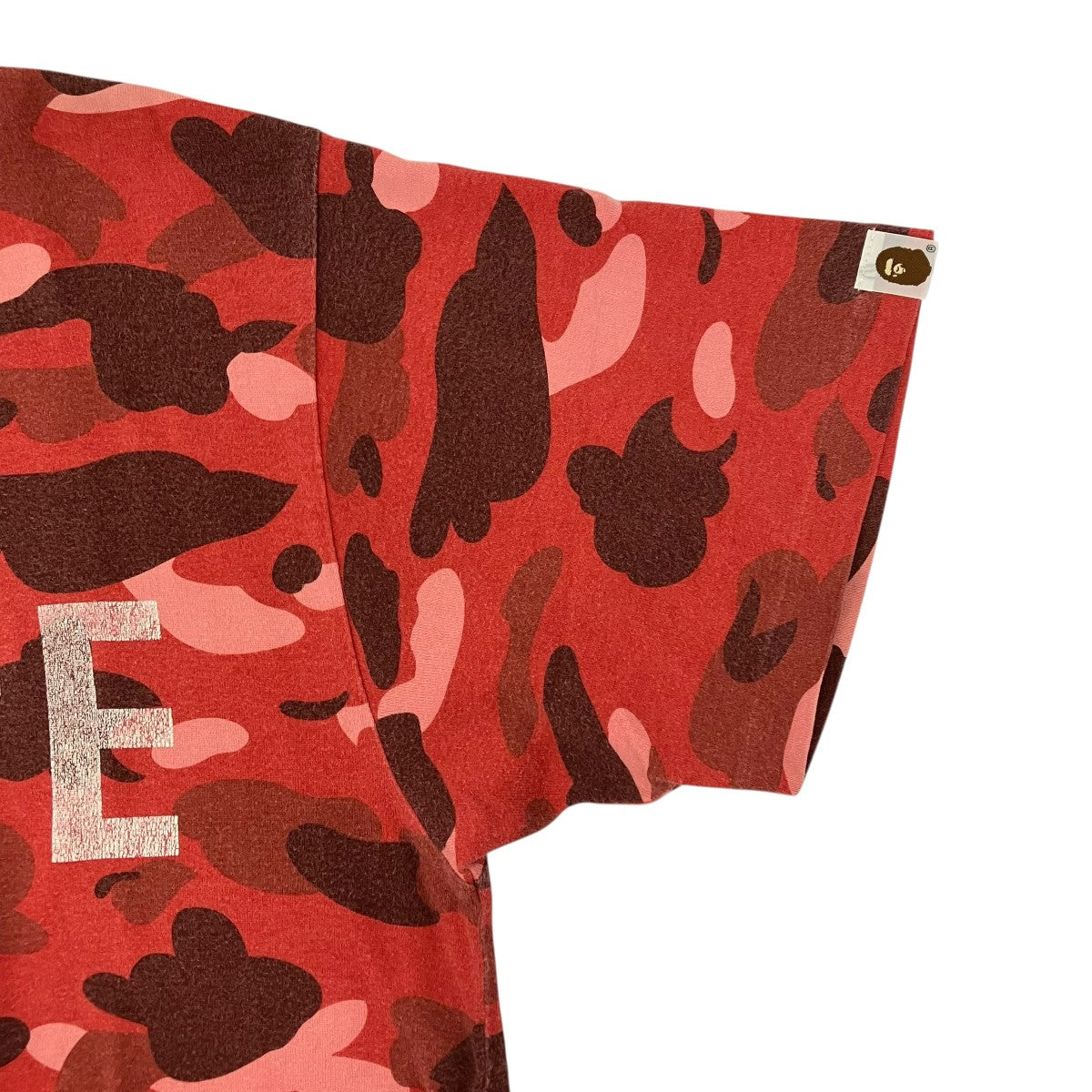 A BATHING APE 赤カモ　キャップ　当時物　エイプ　完売品 NERD ナード × A BATHING APE アベイシングエイプ コラボ